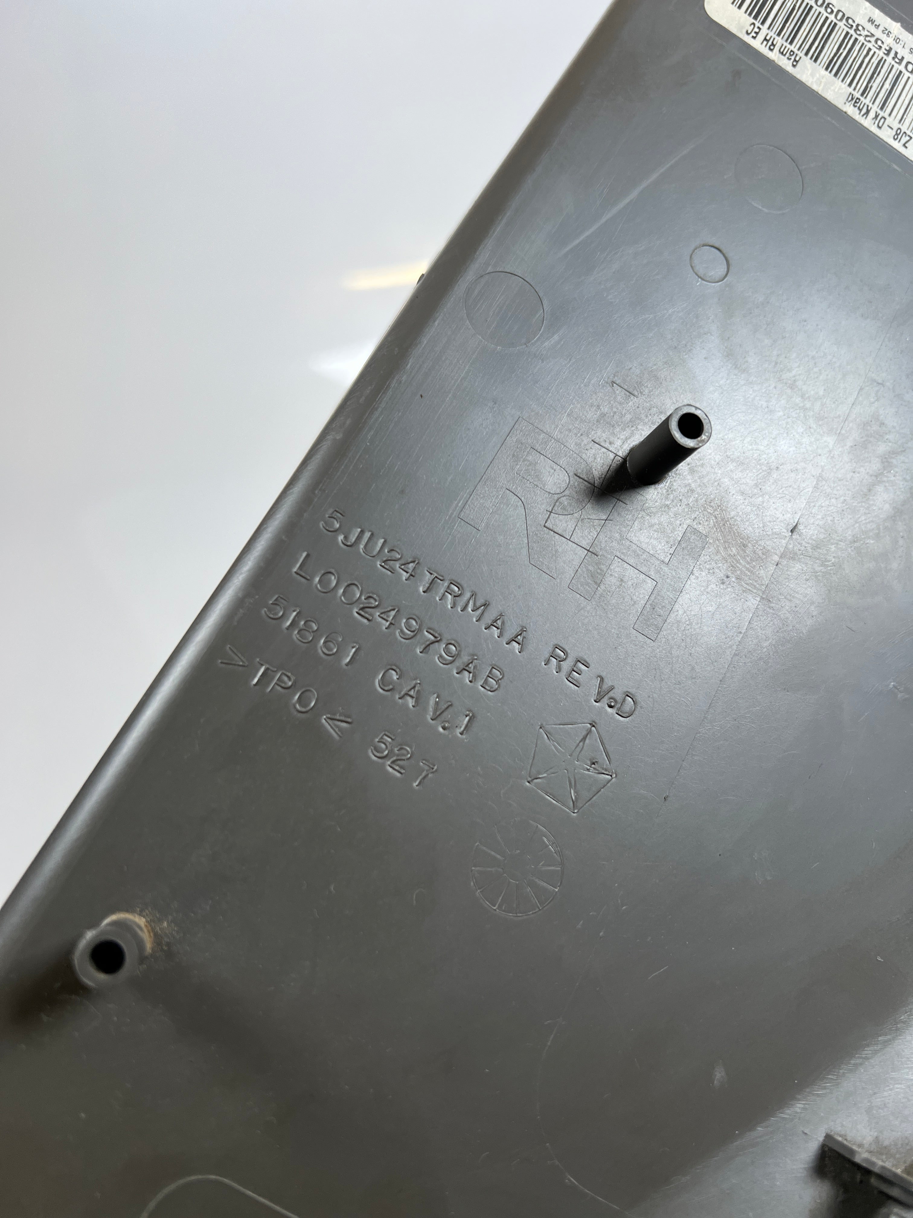 2006-2009 Dodge Ram 1500-3500 Passenger Dash End Cap Trim / Panel Tan / Khaki