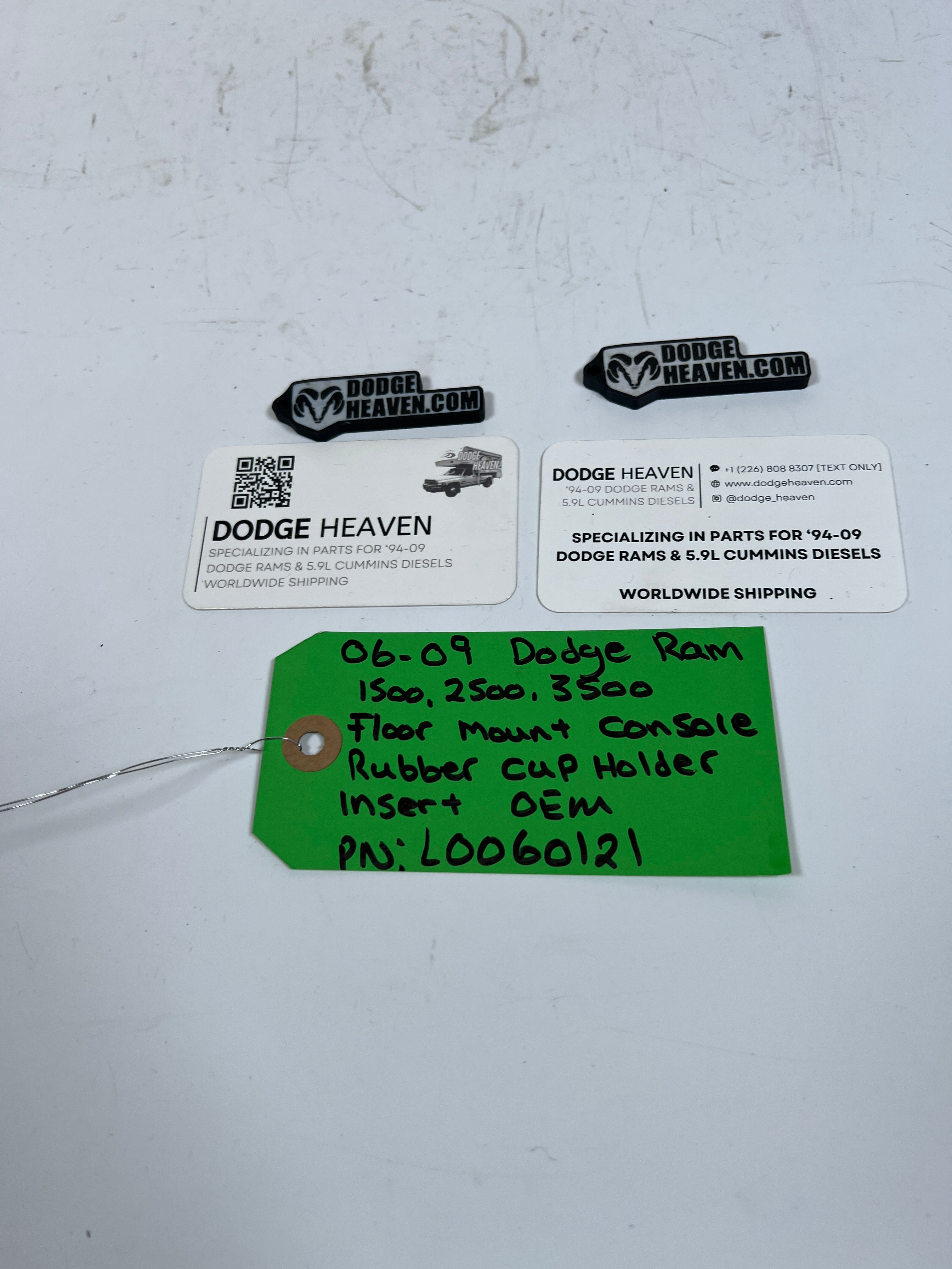 2006-2009 Dodge Ram Floor Mount Console Rubber Cup Holder Insert