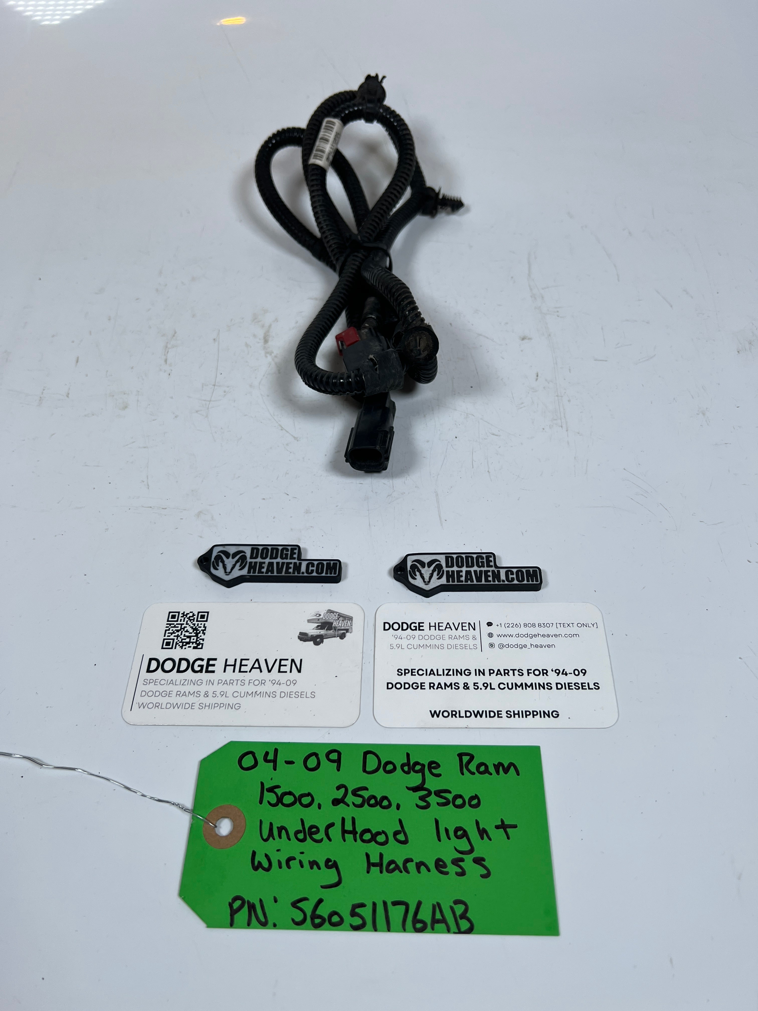2004-2009 Dodge Ram 1500-3500 Under Hood Light Wiring Harness