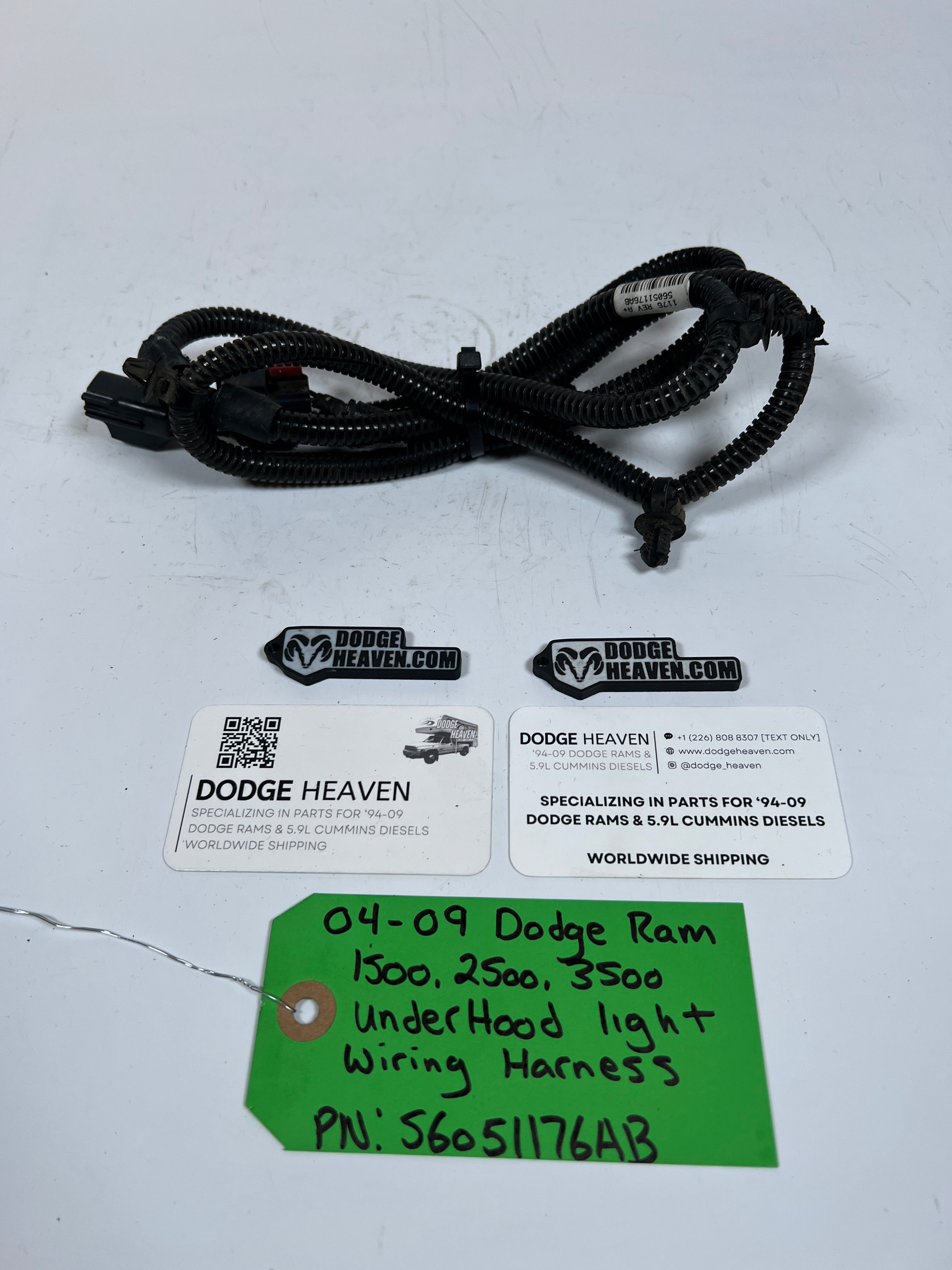 2004-2009 Dodge Ram 1500-3500 Under Hood Light Wiring Harness