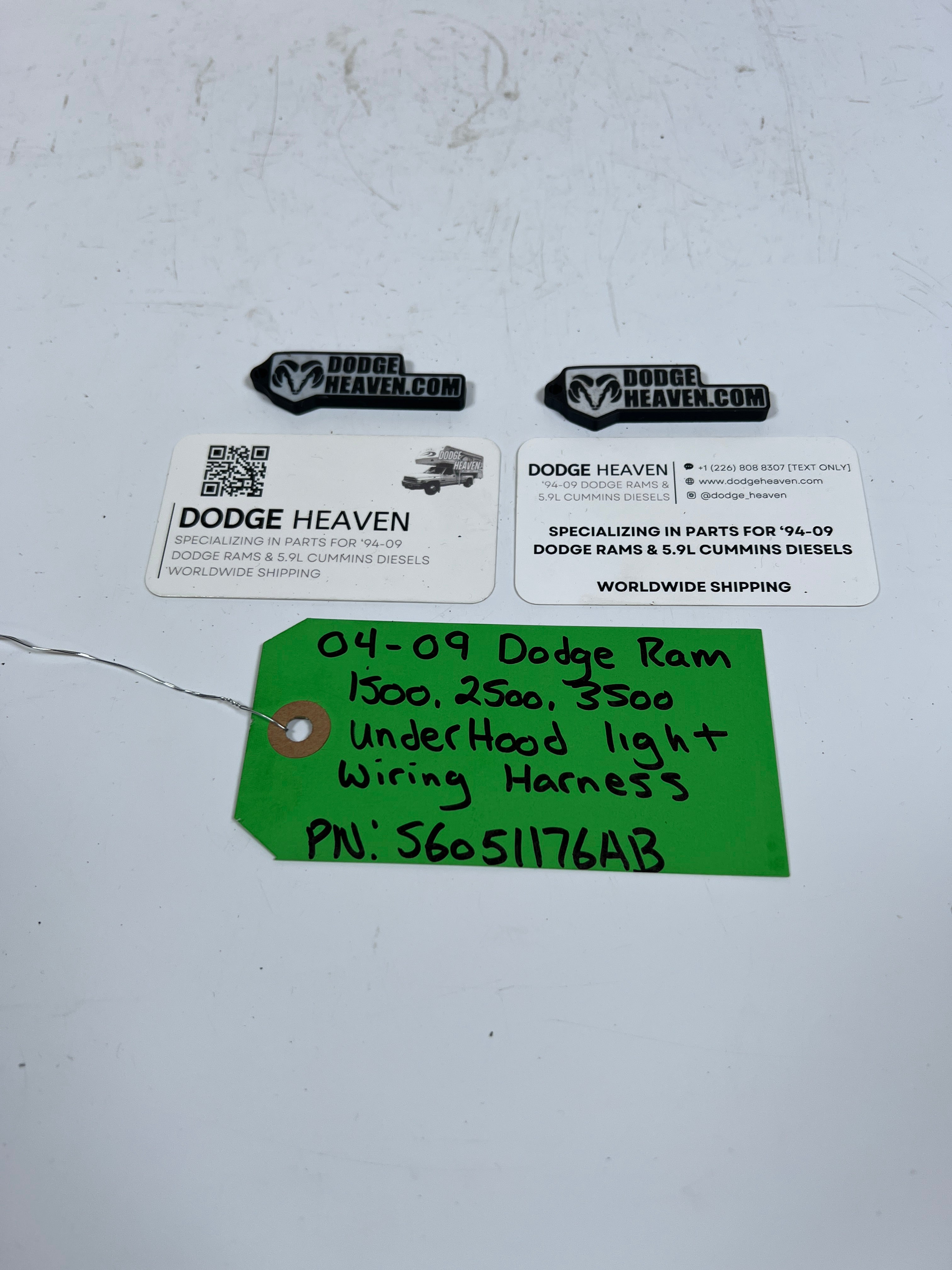 2004-2009 Dodge Ram 1500-3500 Under Hood Light Wiring Harness