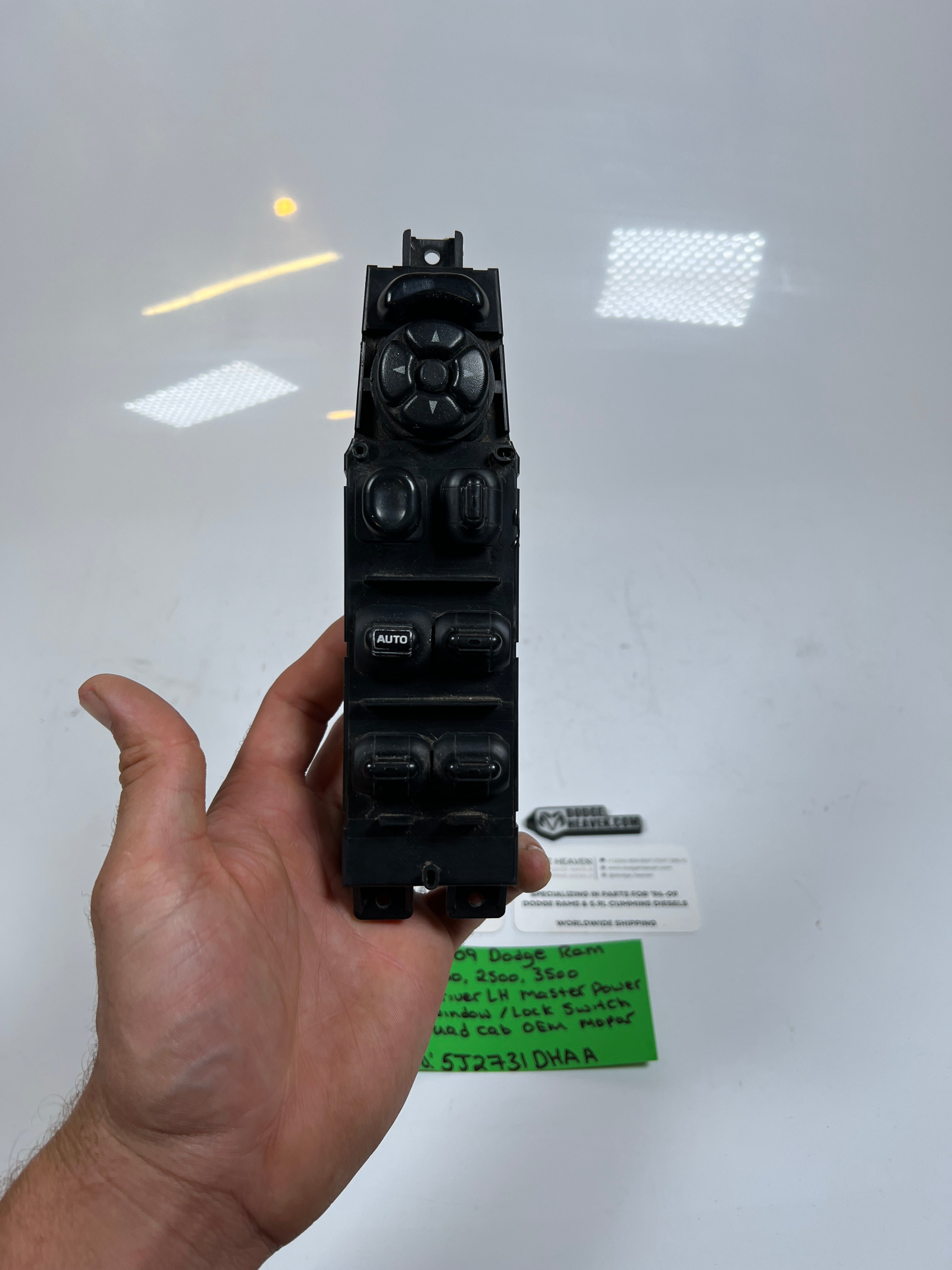 2002-2009 Dodge Ram 1500-3500 Driver Power Window / Lock Switch