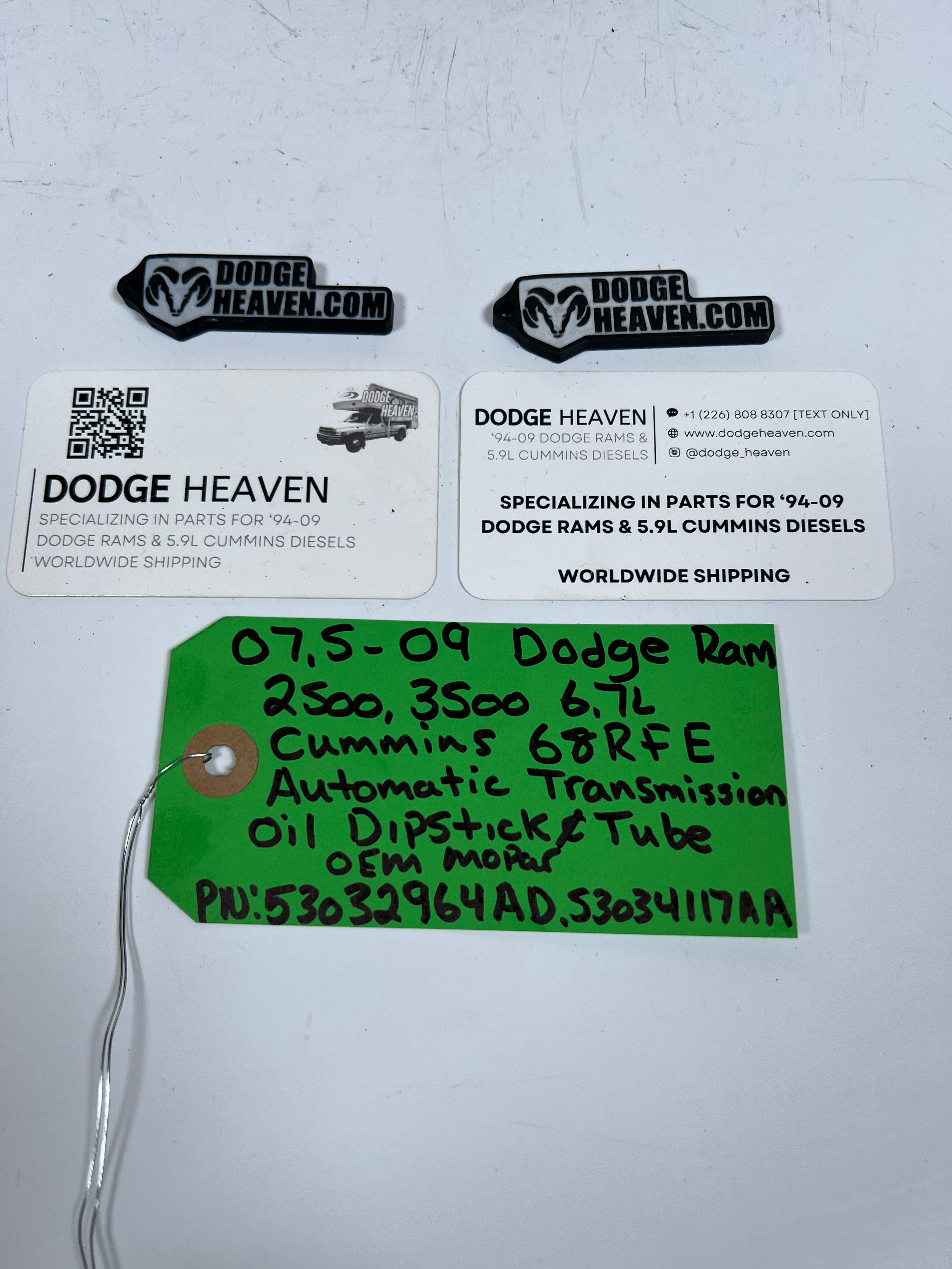 2007.5-2009 Dodge Ram 6.7L Cummins 68RFE Transmission Dipstick & Tube