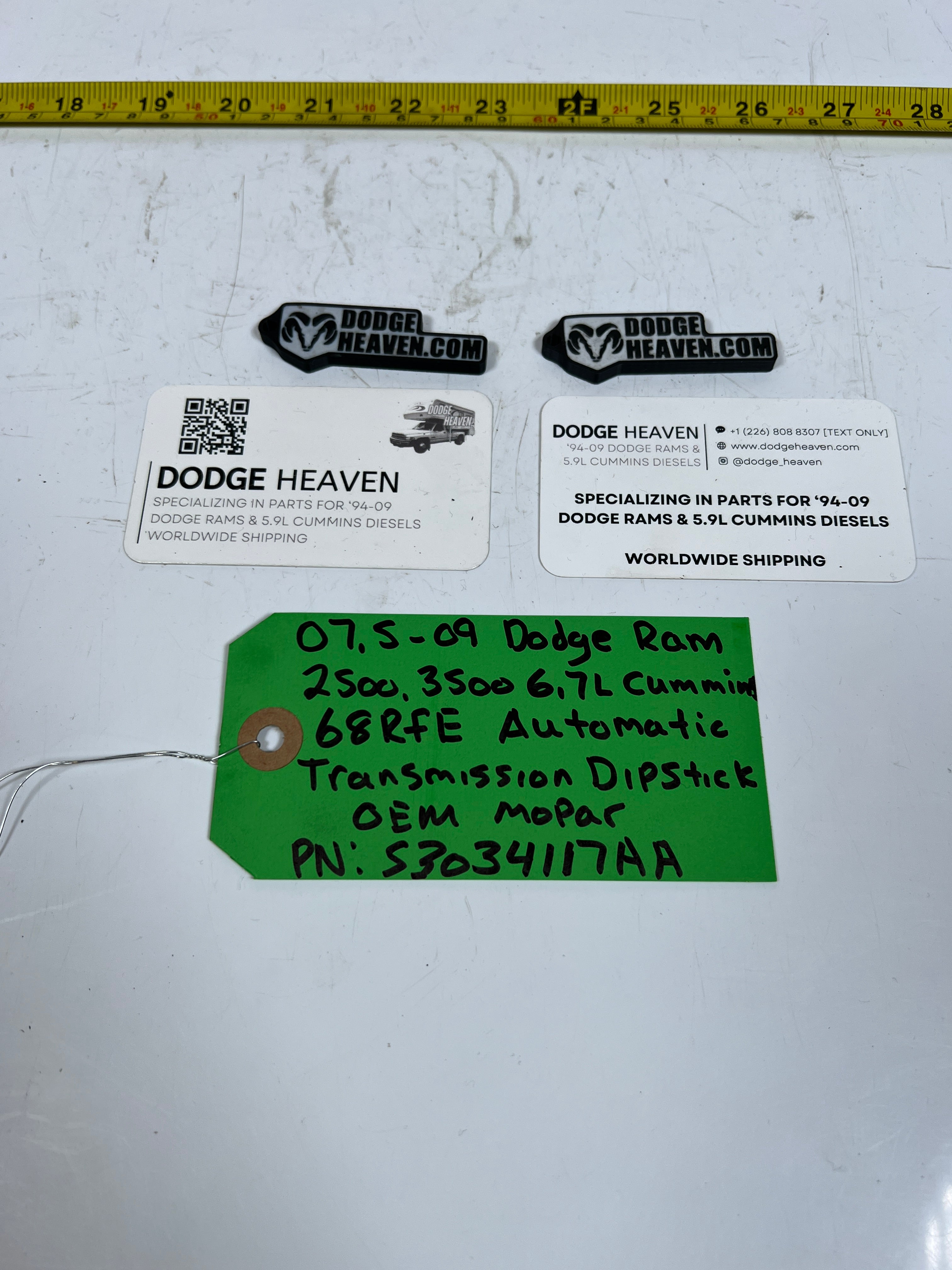 2007.5-2009 Dodge Ram 6.7L Cummins 68RFE Transmission Dipstick