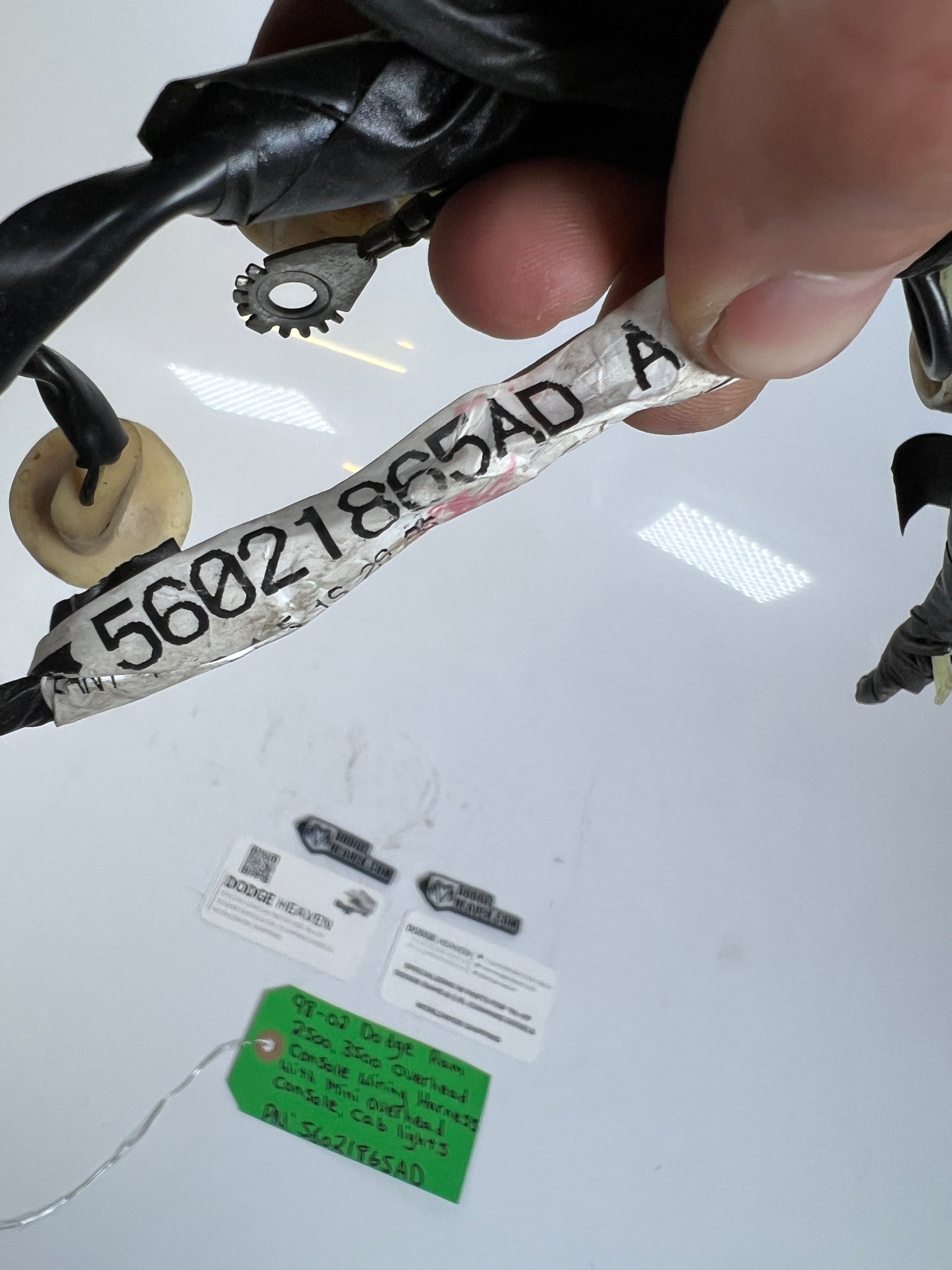 1998-2002 Dodge Ram 2500 3500 Cab Light Wiring Harness