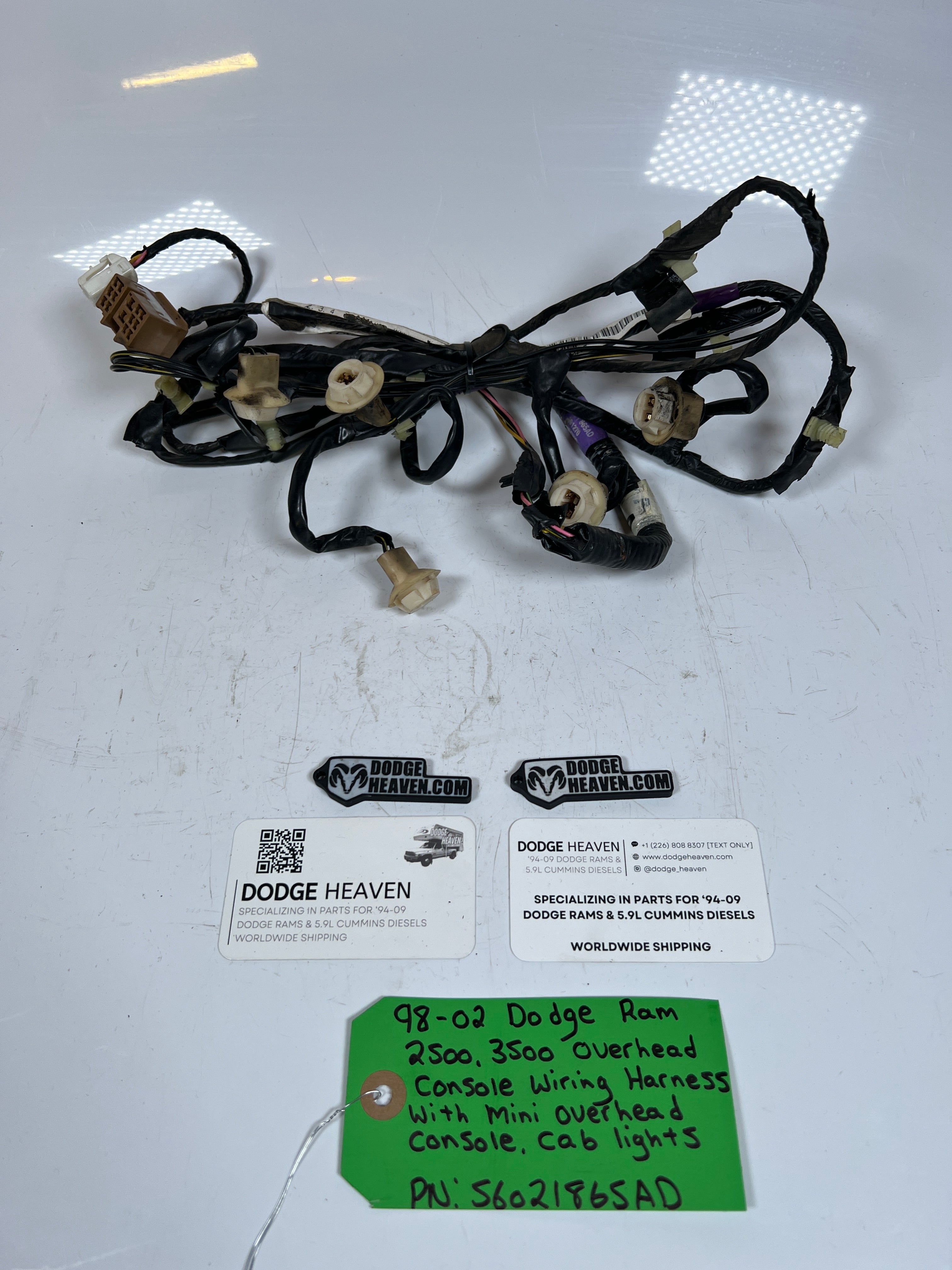 1998-2002 Dodge Ram 2500 3500 Cab Light Wiring Harness