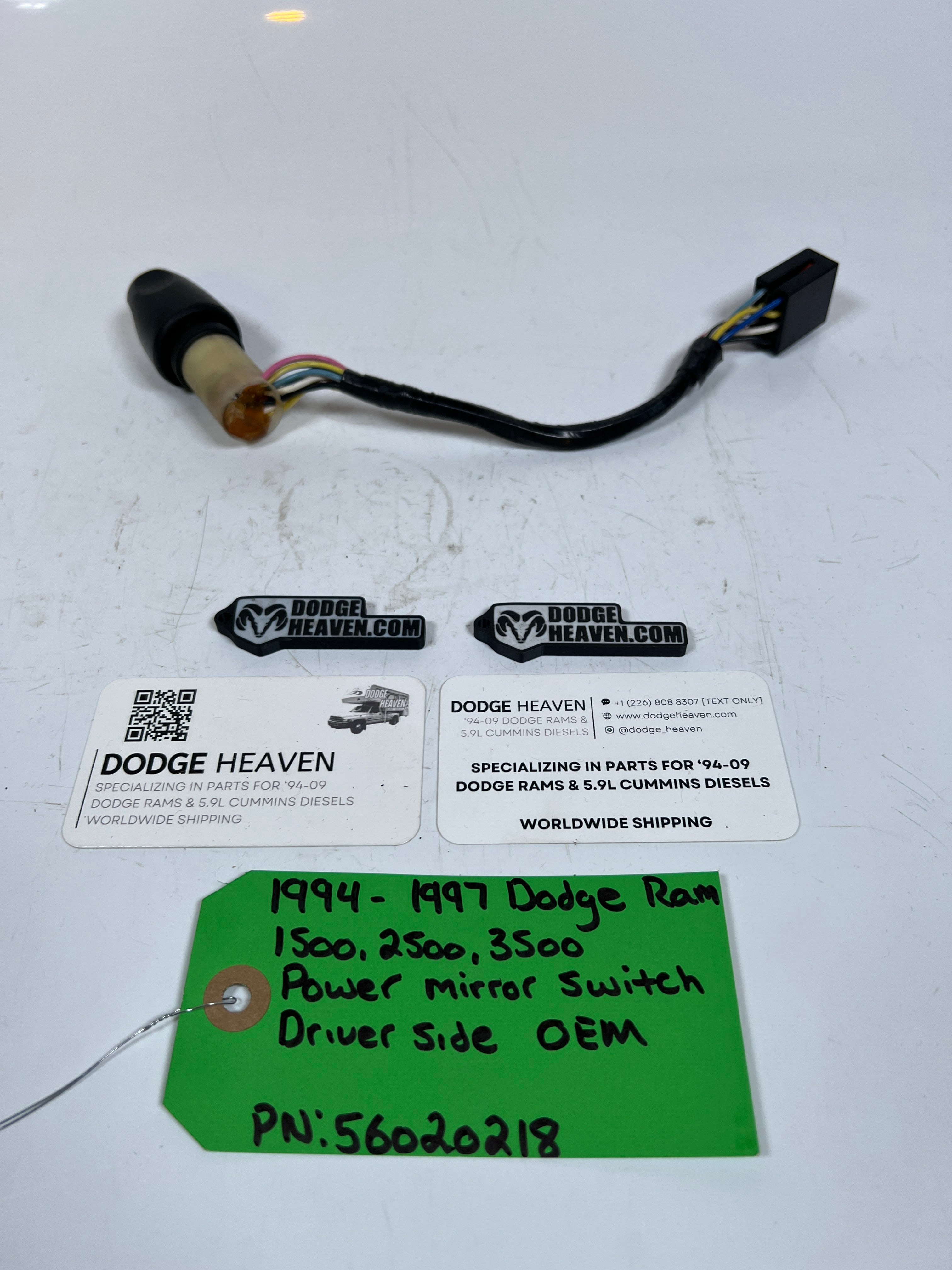 1994-1997 Dodge Ram 1500-3500 Power Mirror Switch