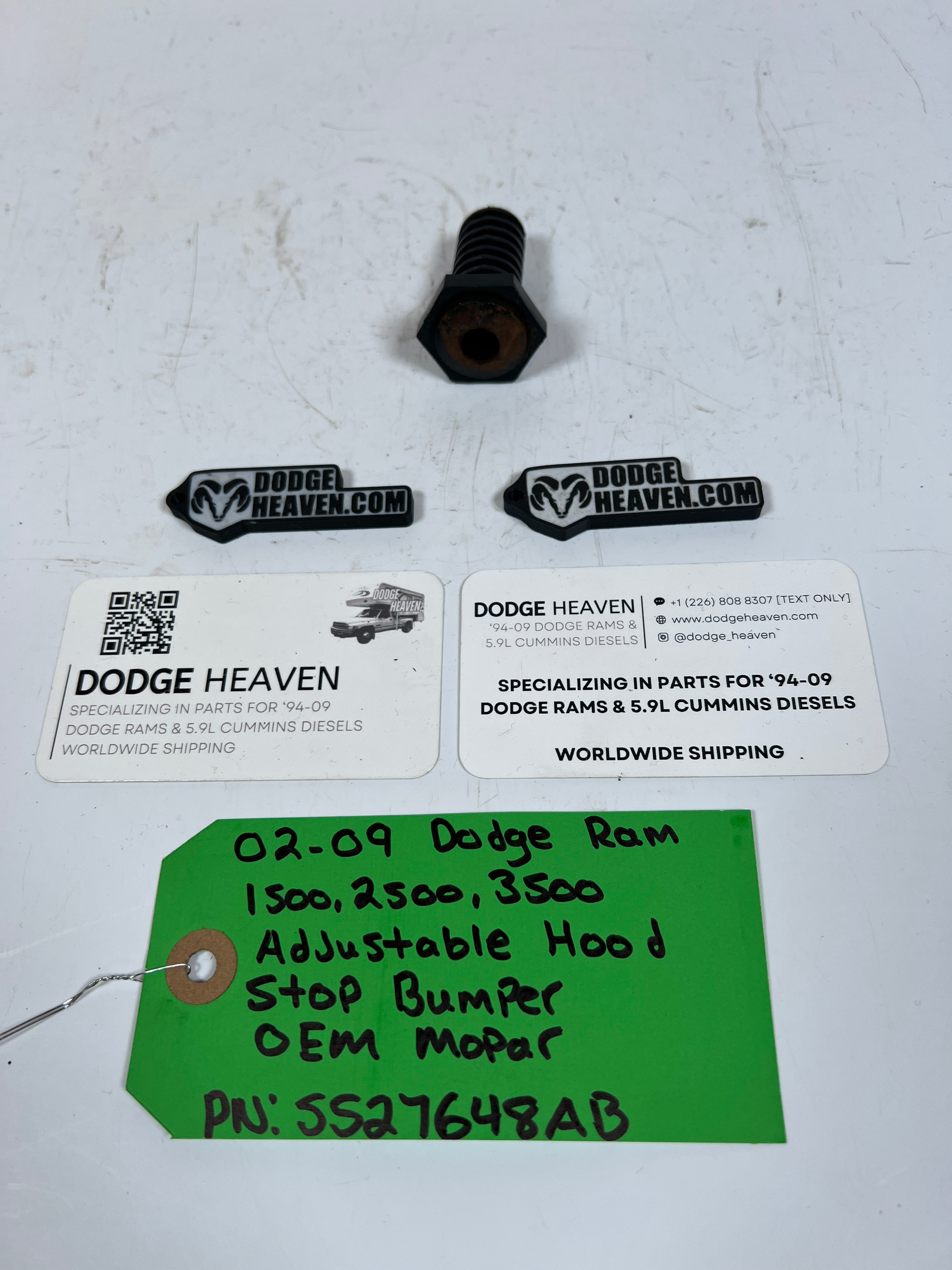 2002-2009 Dodge Ram 1500-3500 Adjustable Hood Stop / Bumper