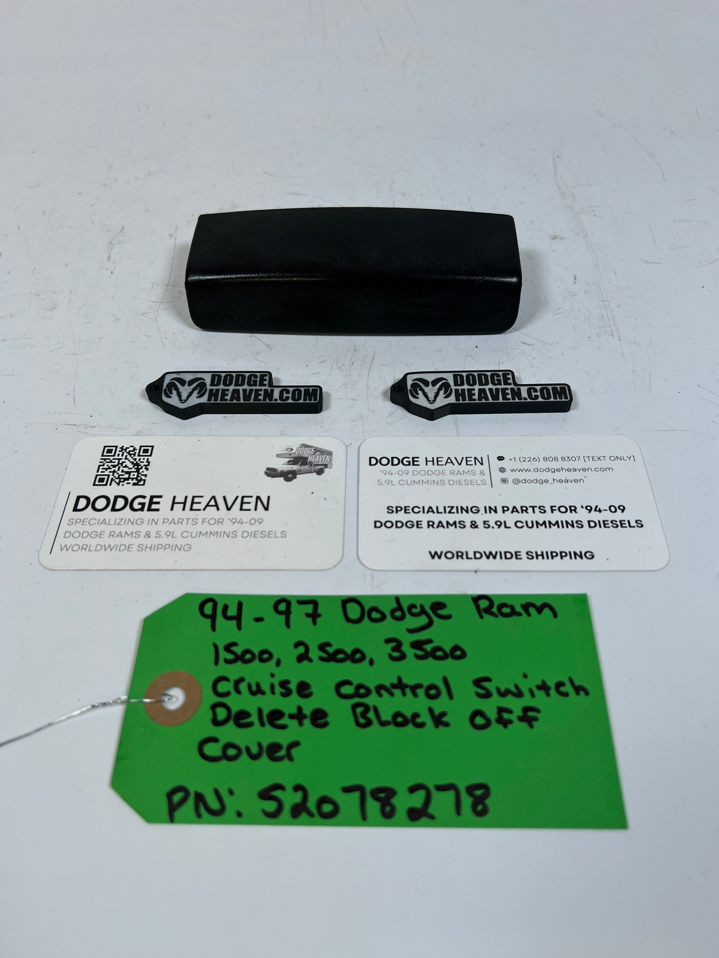 1994-1997 Dodge Ram 1500-3500 Cruise Control Switch Cover