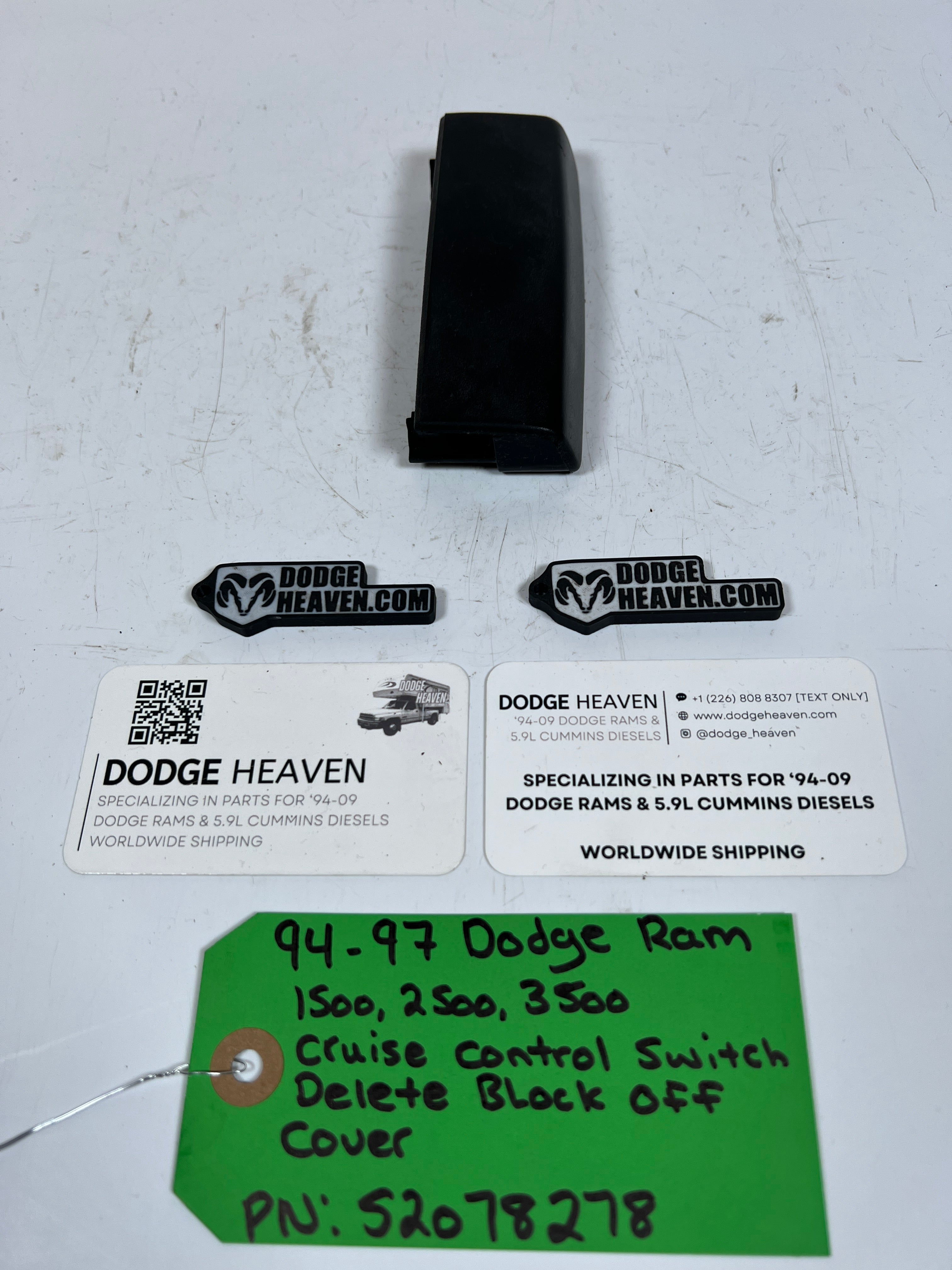 1994-1997 Dodge Ram 1500-3500 Cruise Control Switch Cover