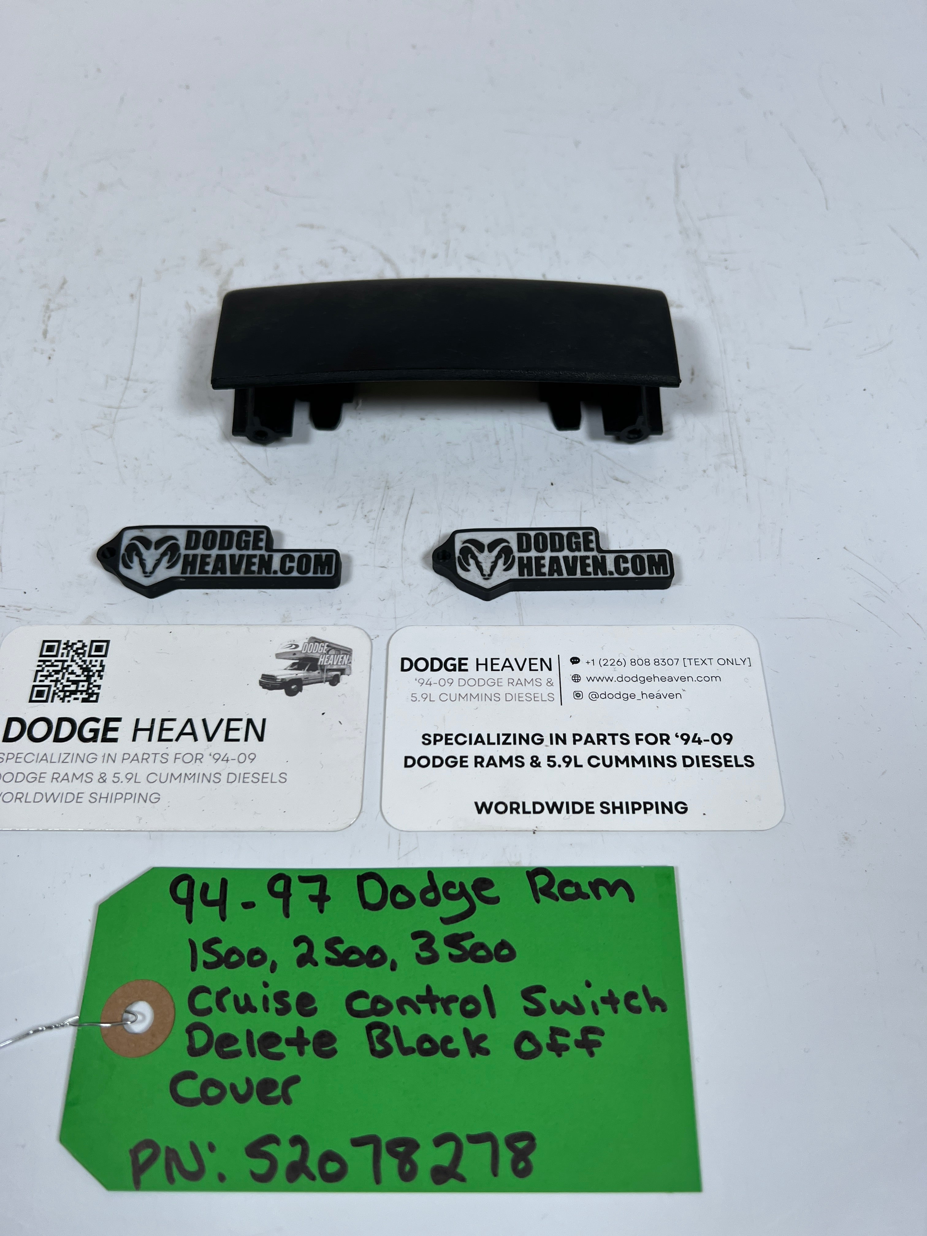 1994-1997 Dodge Ram 1500-3500 Cruise Control Switch Cover