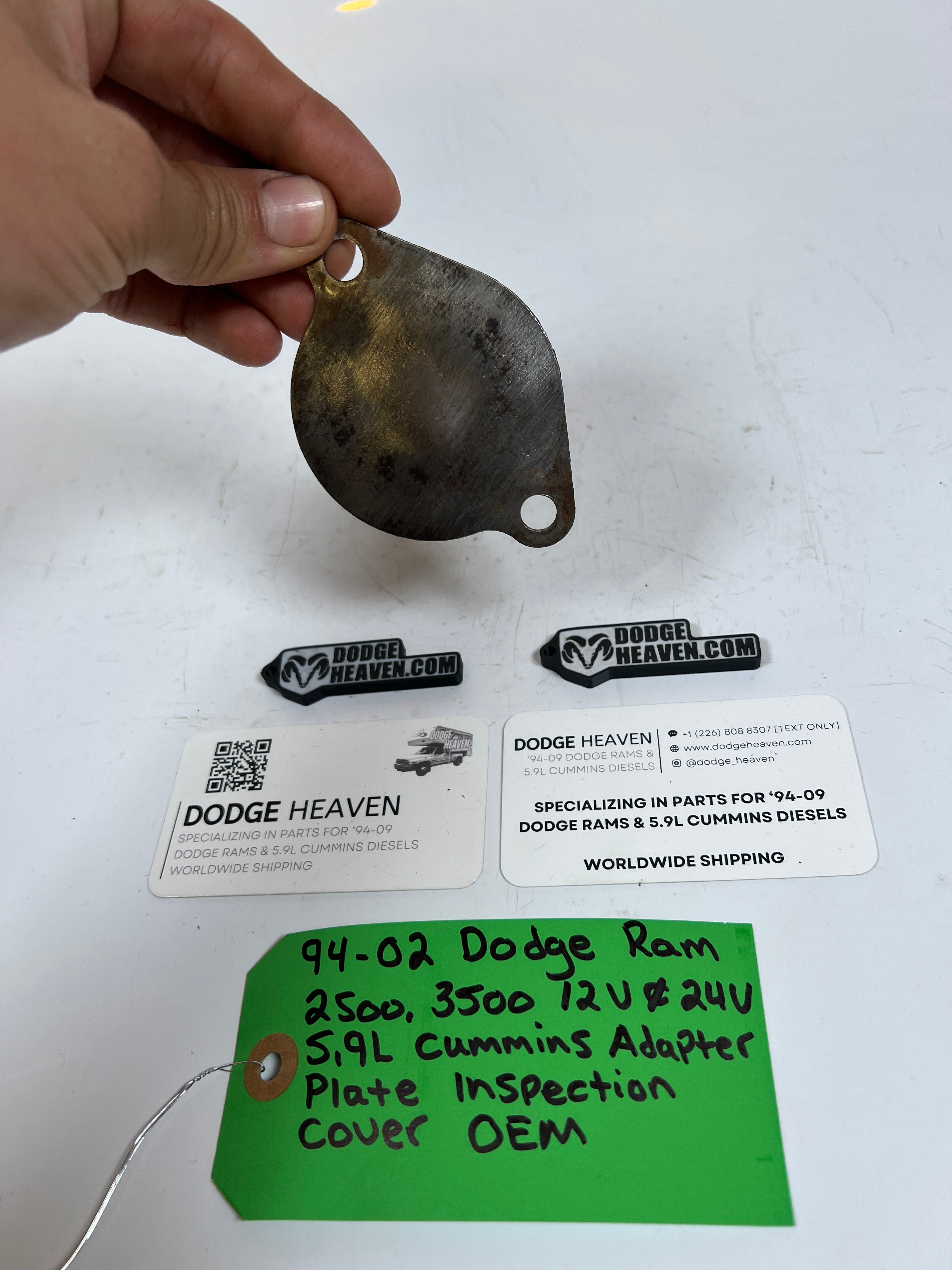 1994-2002 Dodge Ram 2500 3500 12V & 24V 5.9L Cummins Adapter Plate Cover