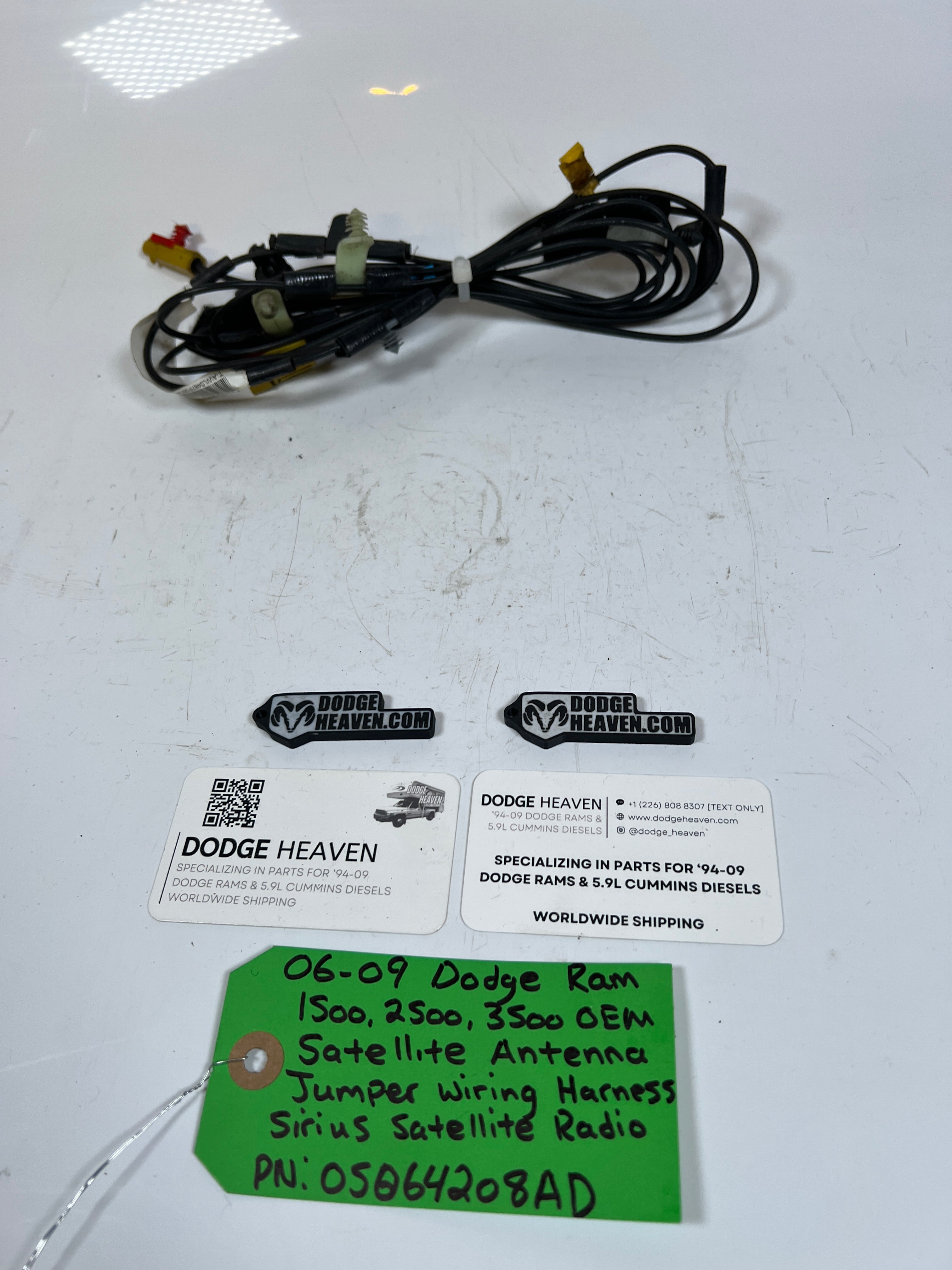2006-2009 Dodge Ram 1500-3500 Satellite Antenna Wiring Harness