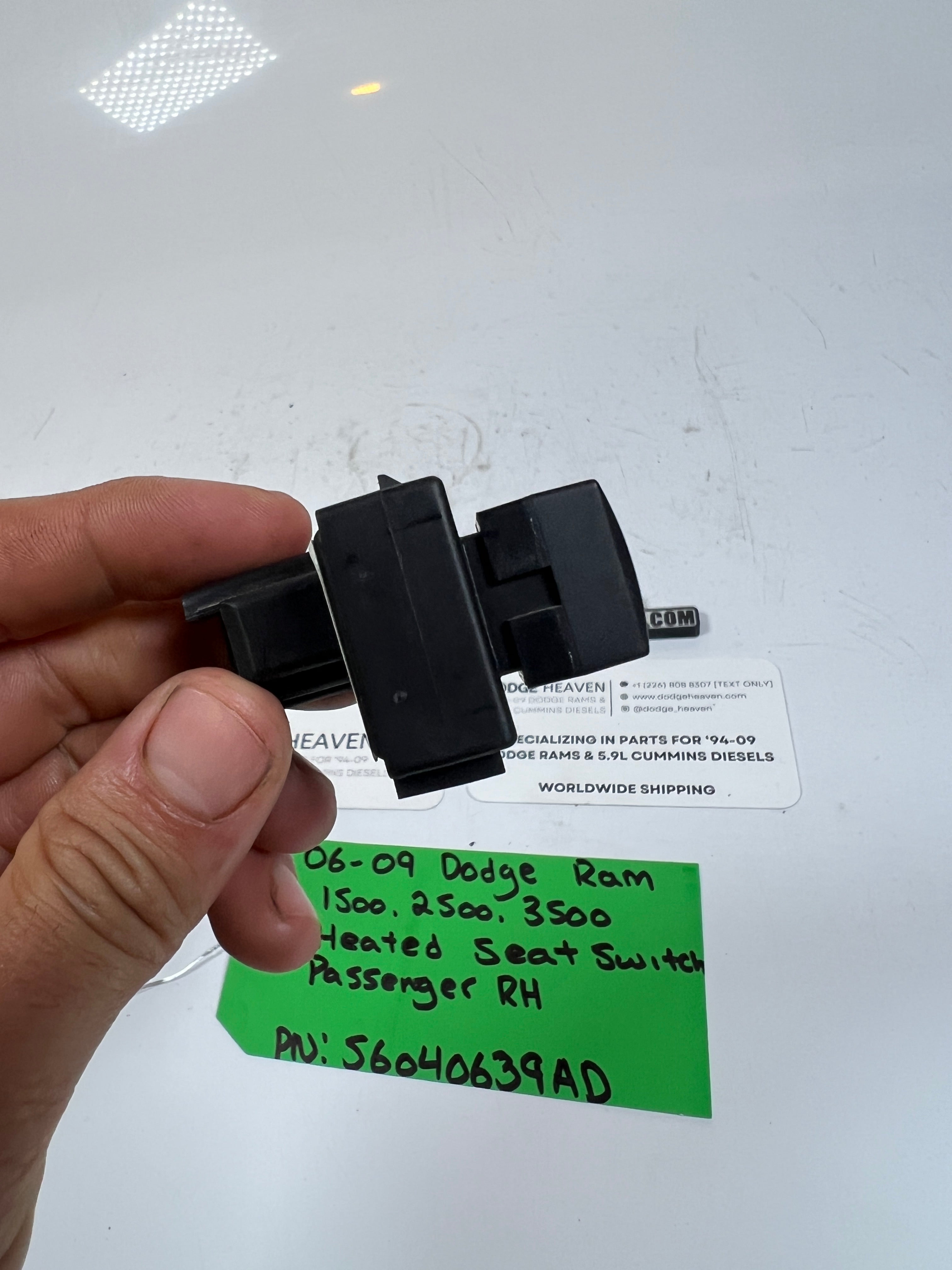 2006-2009 Dodge Ram 1500-3500 Heated Seat Switch RH