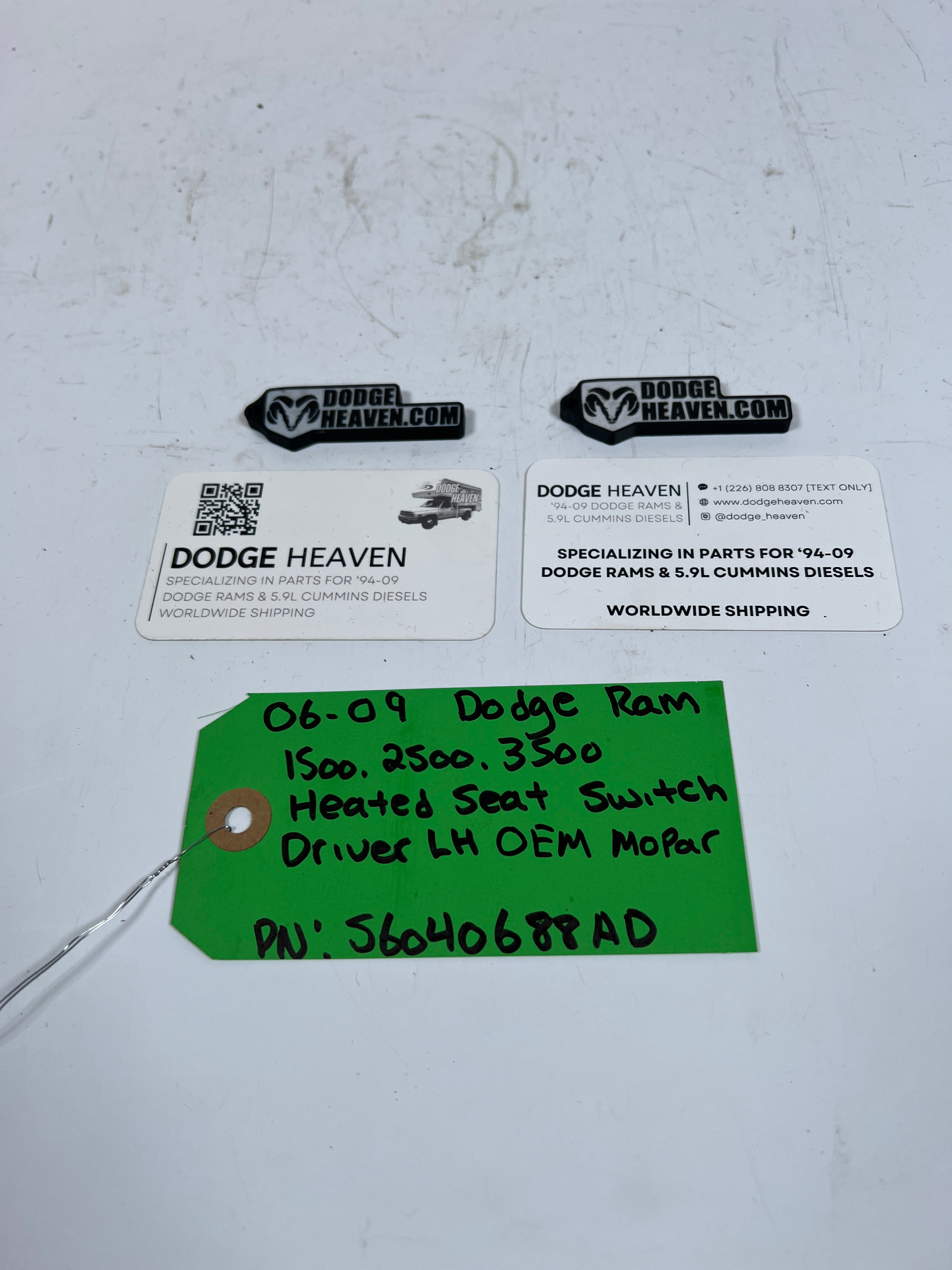 2006-2009 Dodge Ram 1500-3500 Heated Seat Switch LH