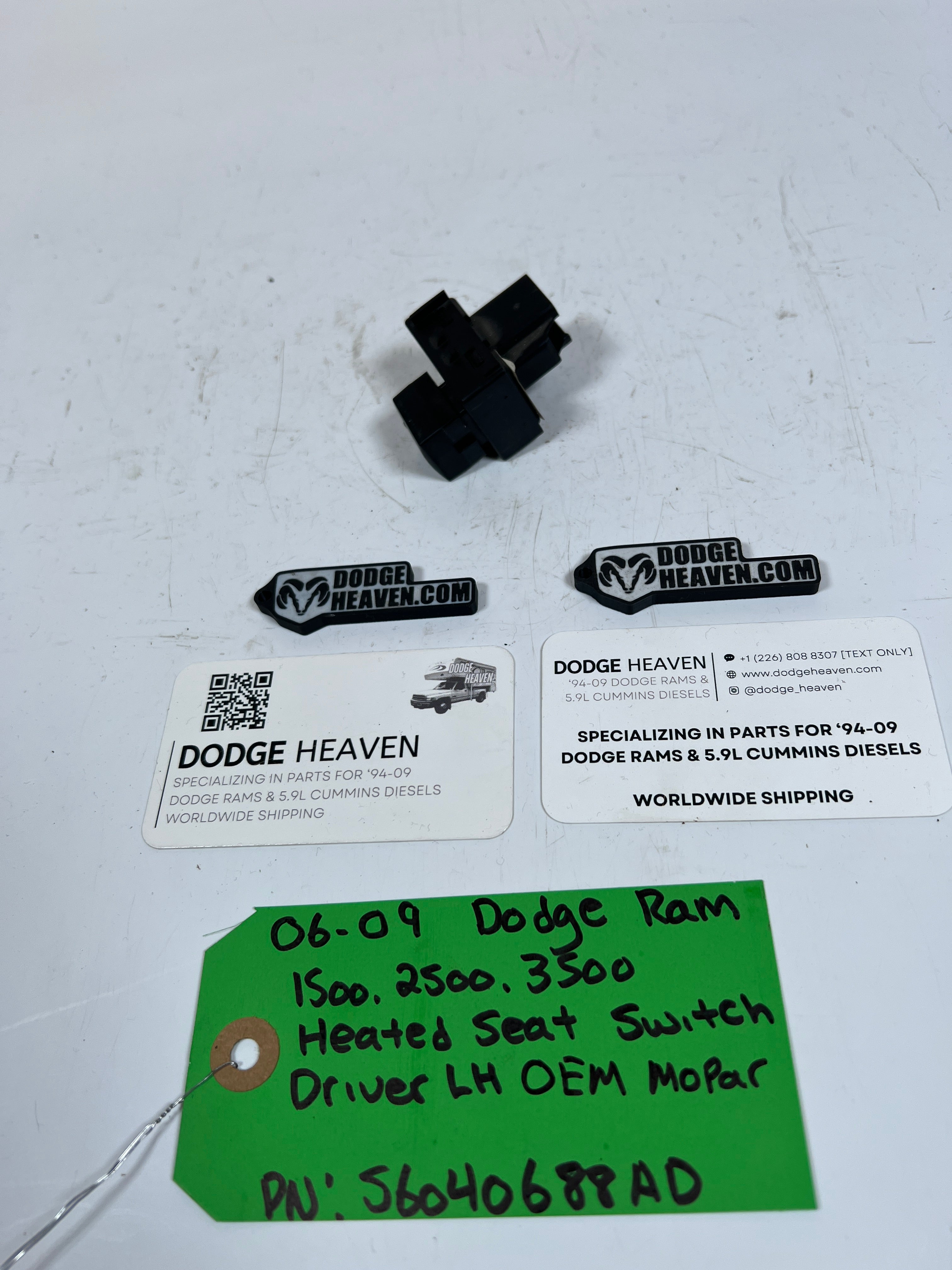 2006-2009 Dodge Ram 1500-3500 Heated Seat Switch LH