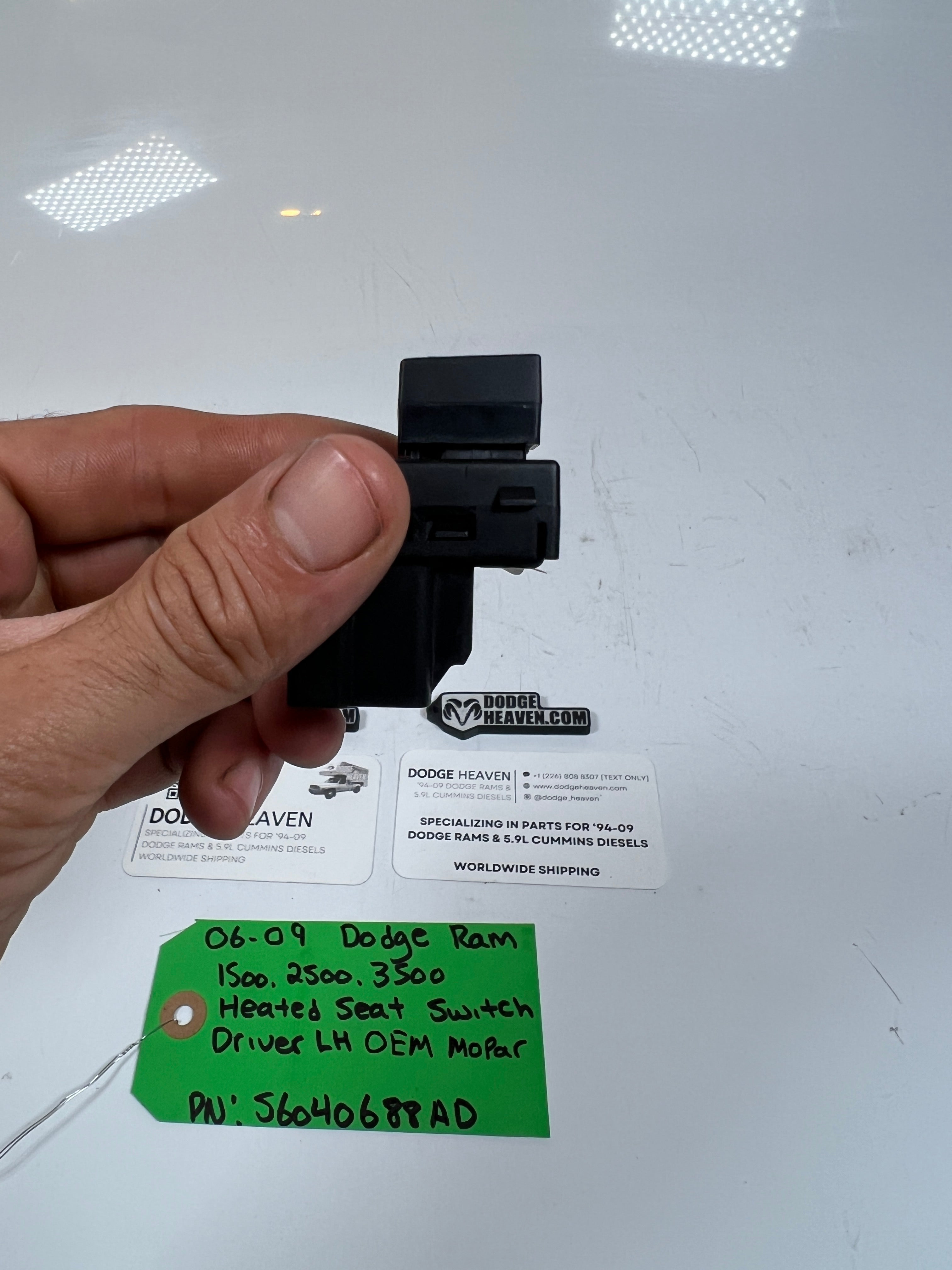 2006-2009 Dodge Ram 1500-3500 Heated Seat Switch LH