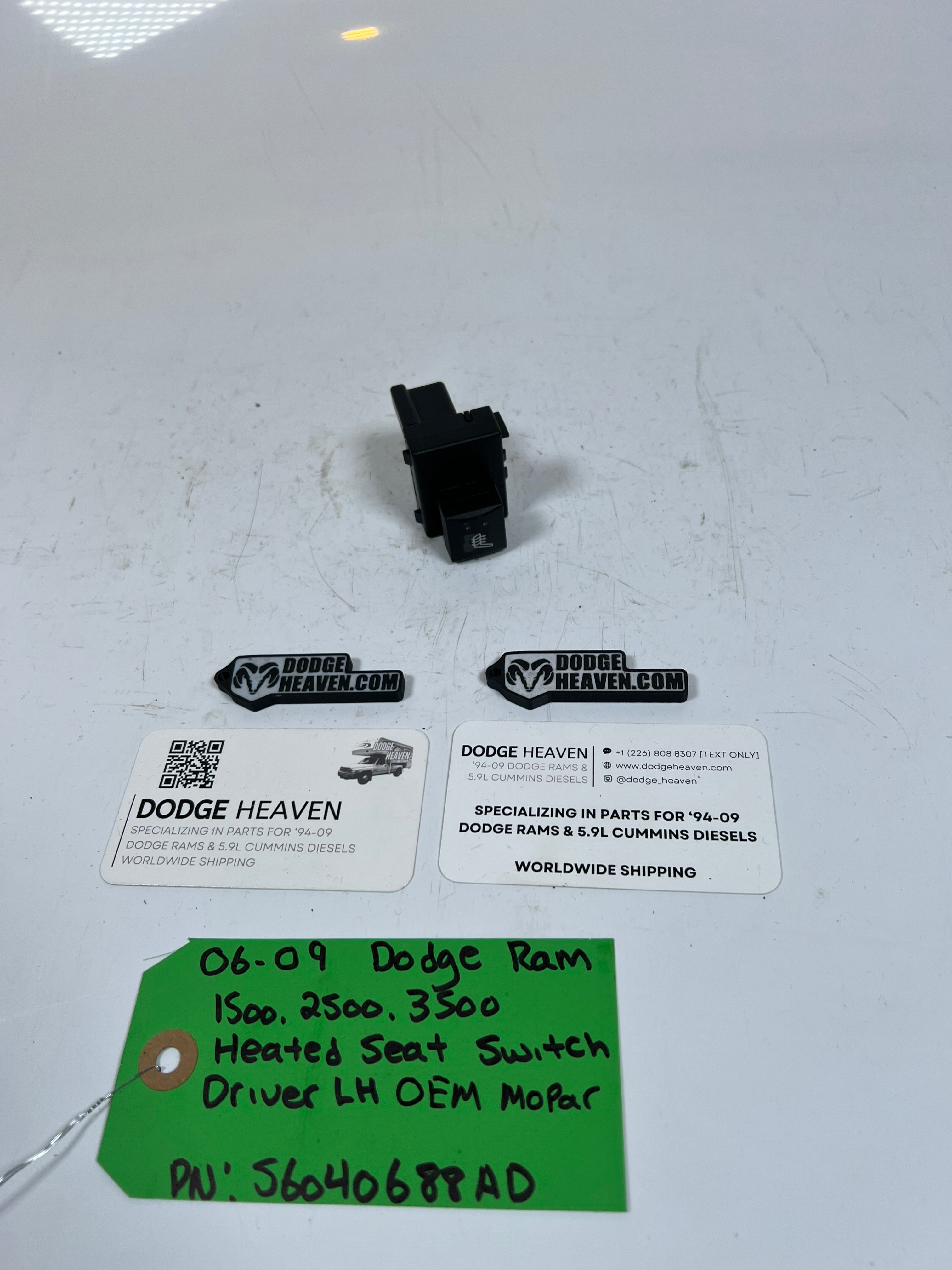 2006-2009 Dodge Ram 1500-3500 Heated Seat Switch LH