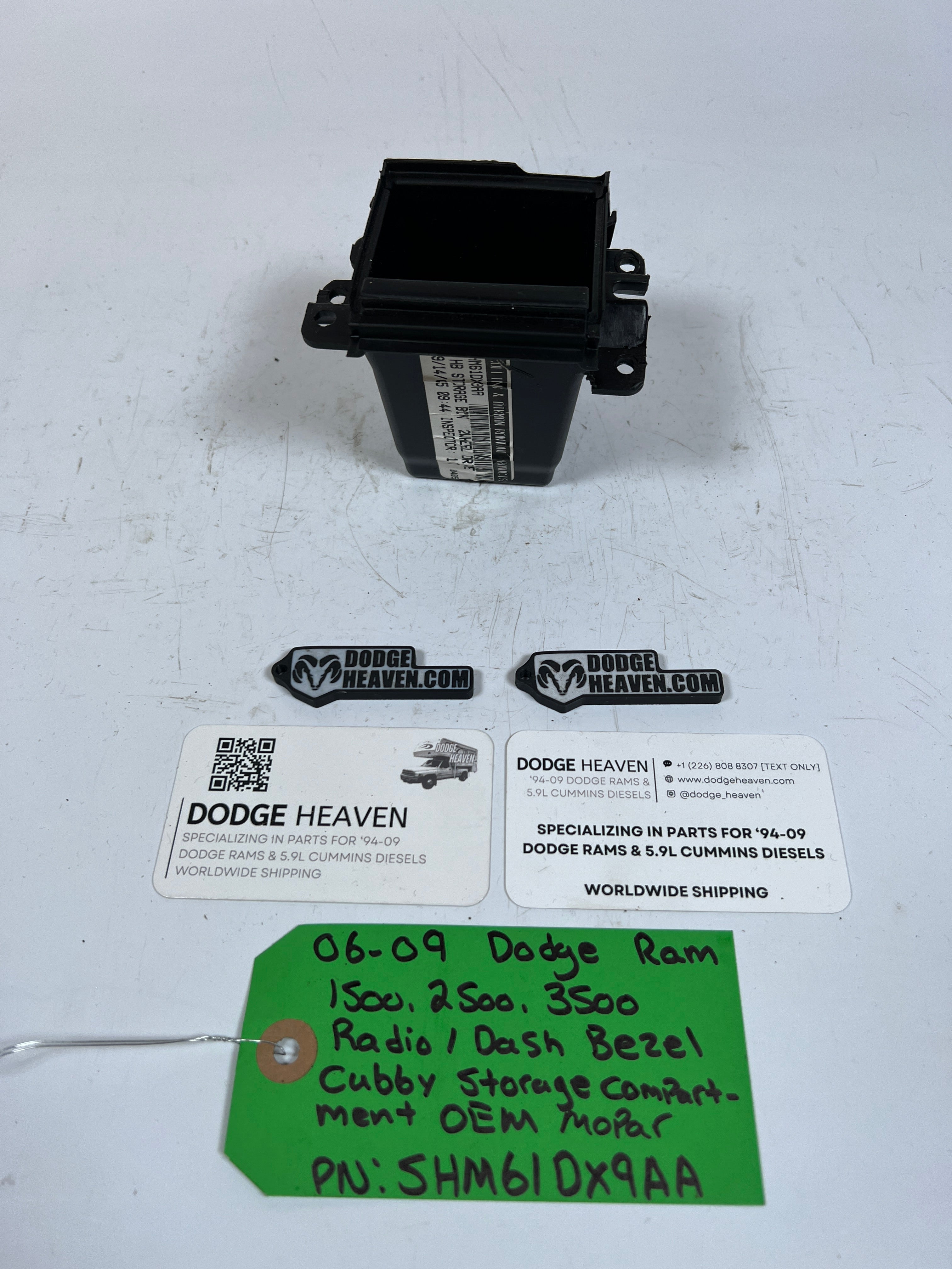 2006-2009 Dodge Ram 1500 -3500 Radio / Dash Bezel Cubby Storage Compartment