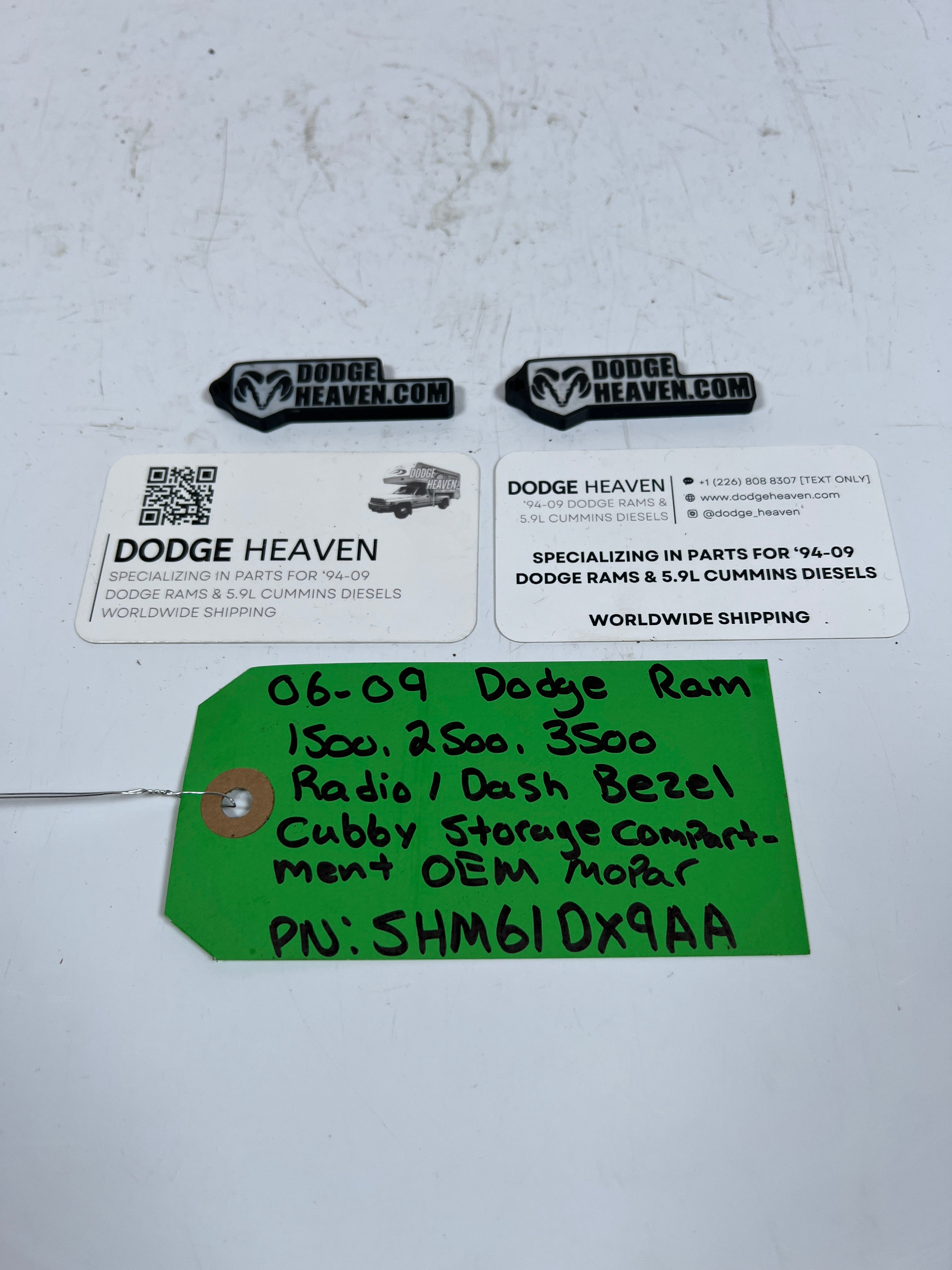 2006-2009 Dodge Ram 1500 -3500 Radio / Dash Bezel Cubby Storage Compartment