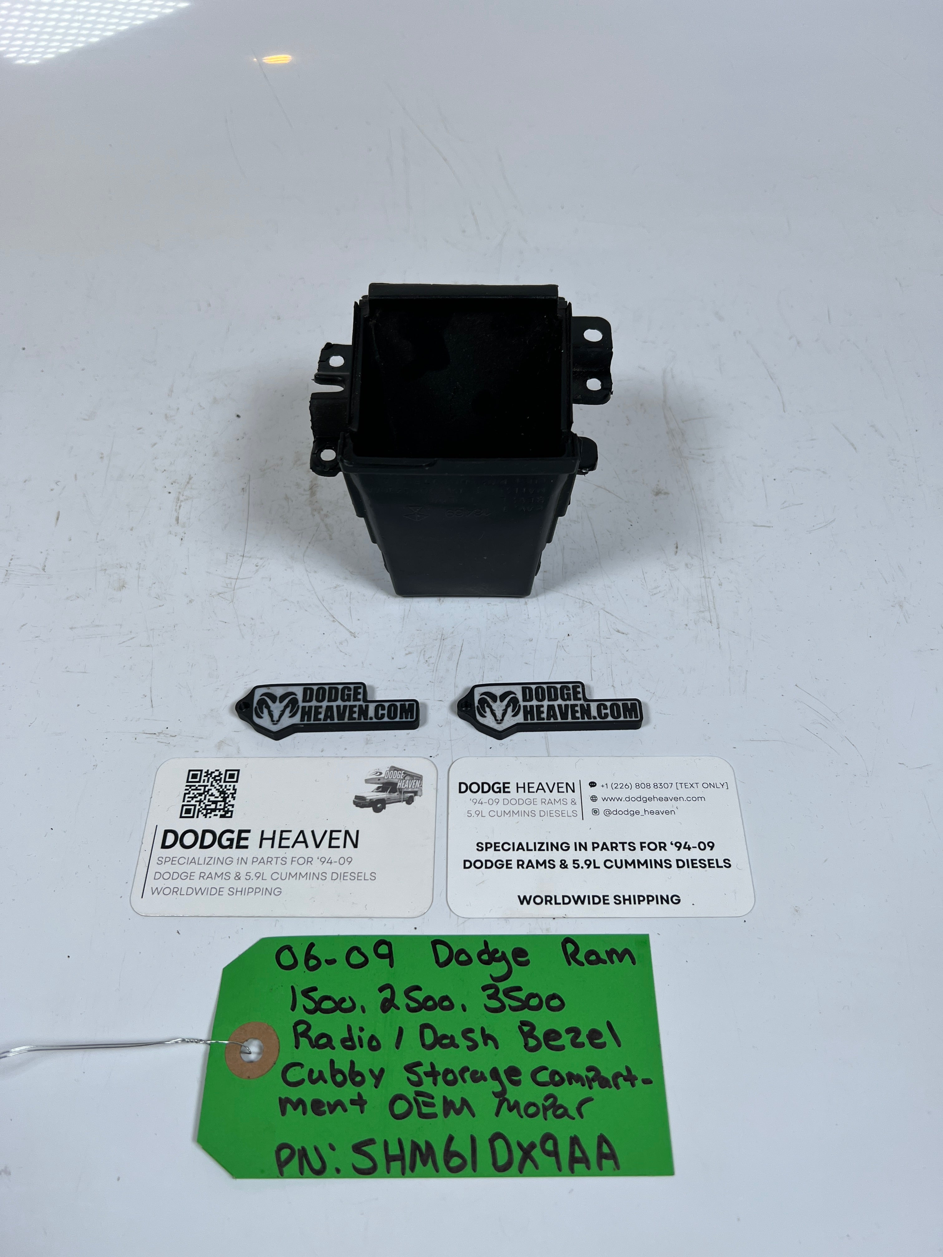 2006-2009 Dodge Ram 1500 -3500 Radio / Dash Bezel Cubby Storage Compartment