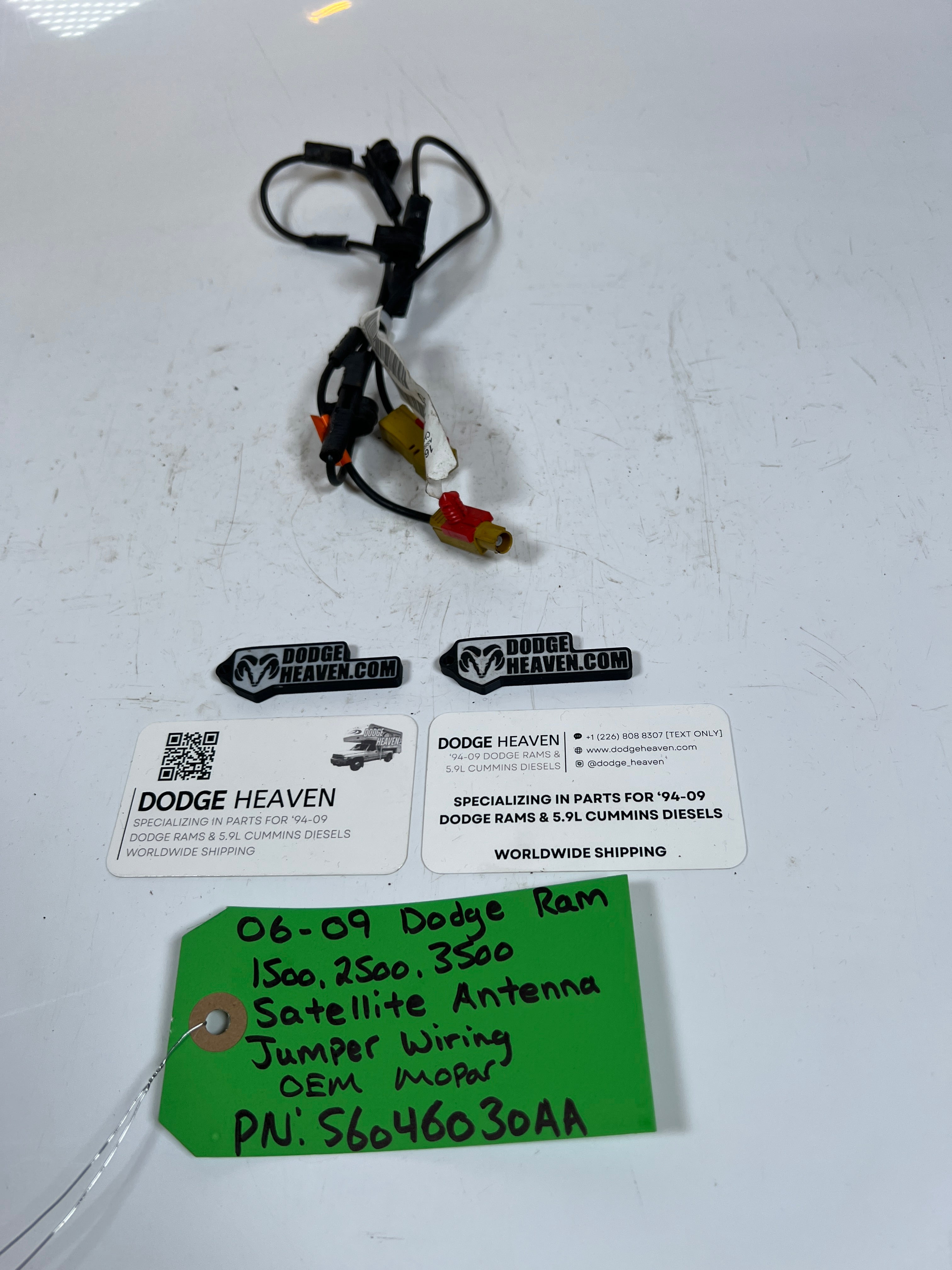 2006-2009 Dodge Ram 1500-3500 Satellite Antenna jumper Wiring