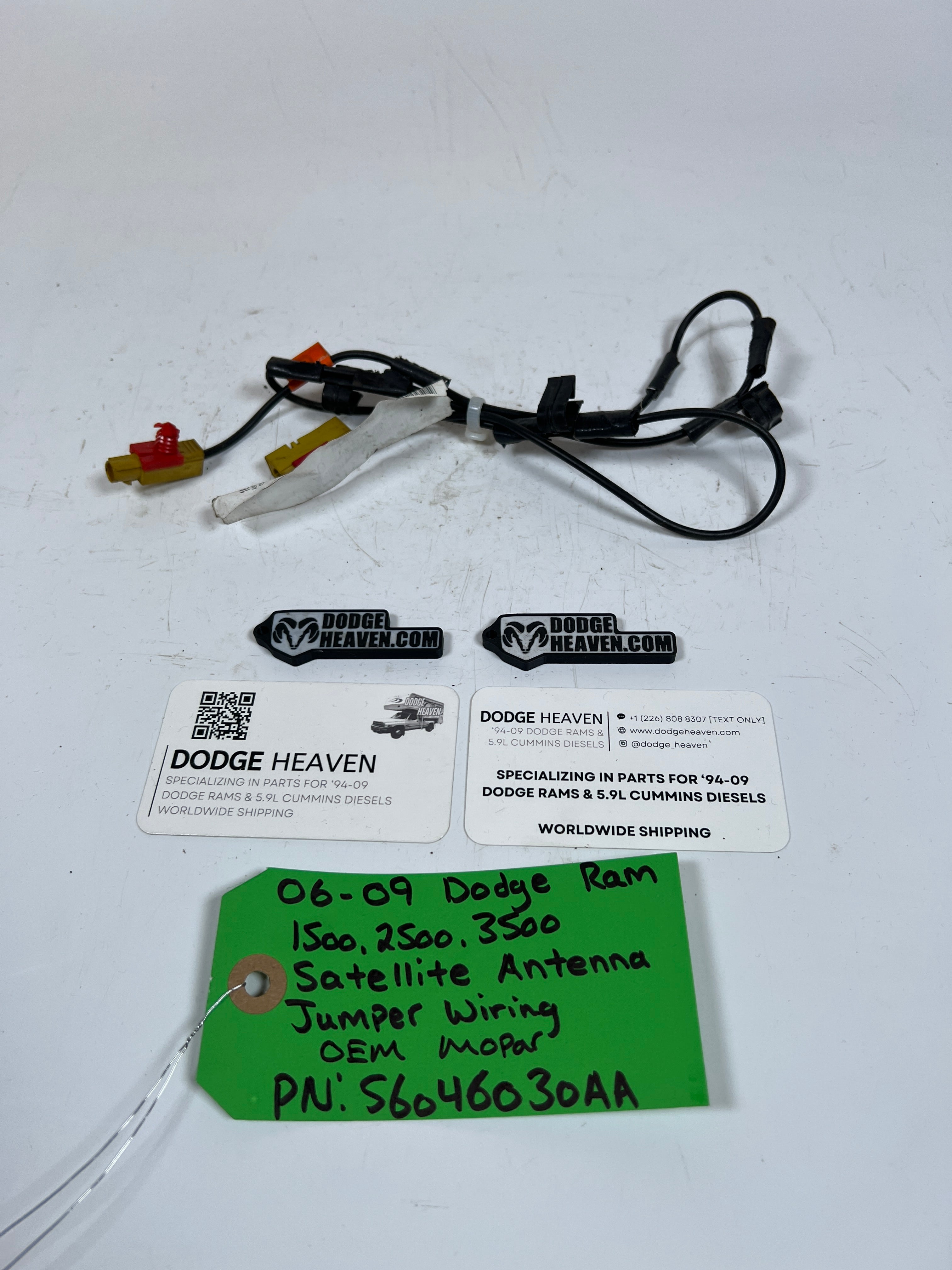 2006-2009 Dodge Ram 1500-3500 Satellite Antenna jumper Wiring