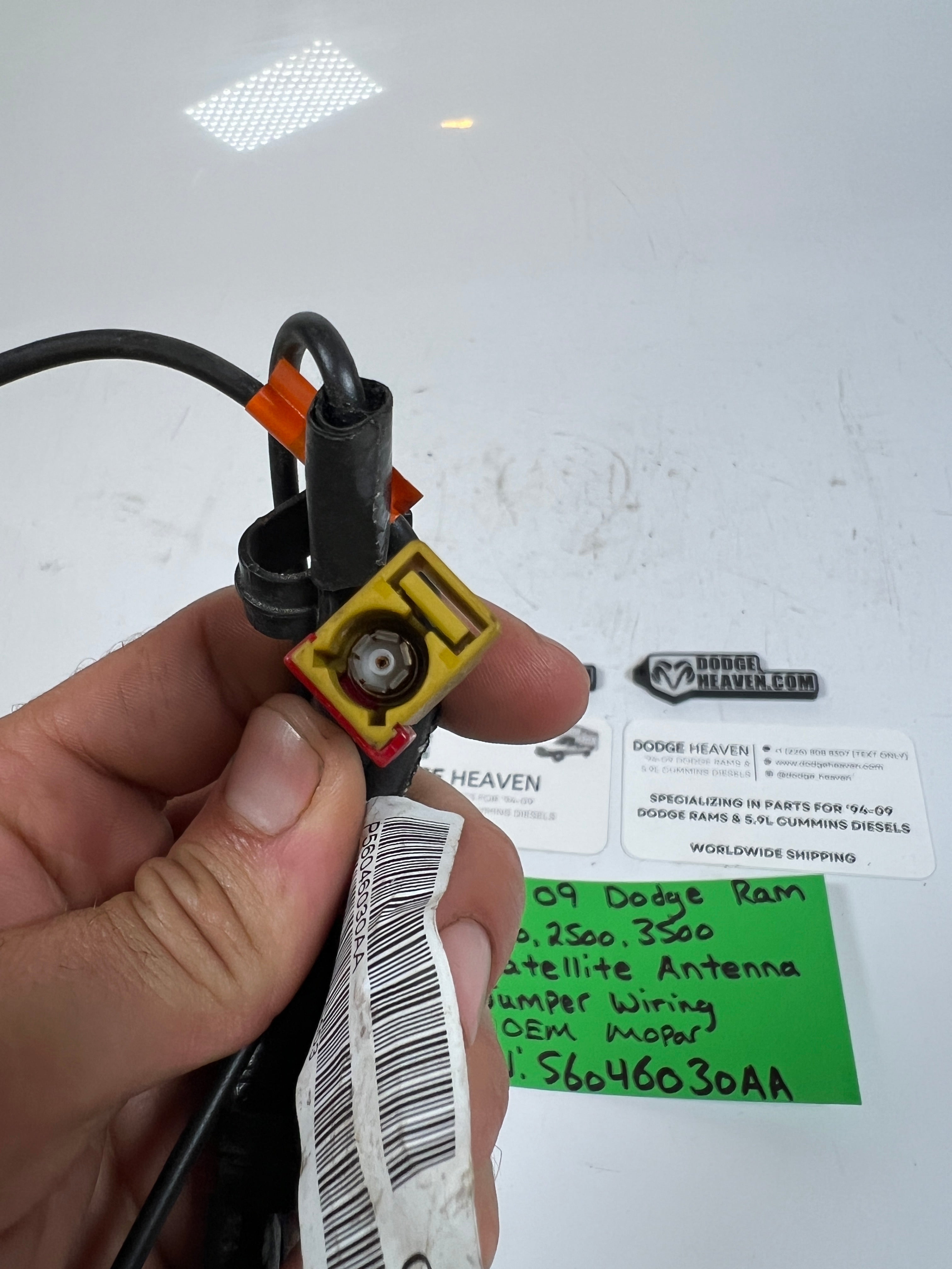 2006-2009 Dodge Ram 1500-3500 Satellite Antenna jumper Wiring