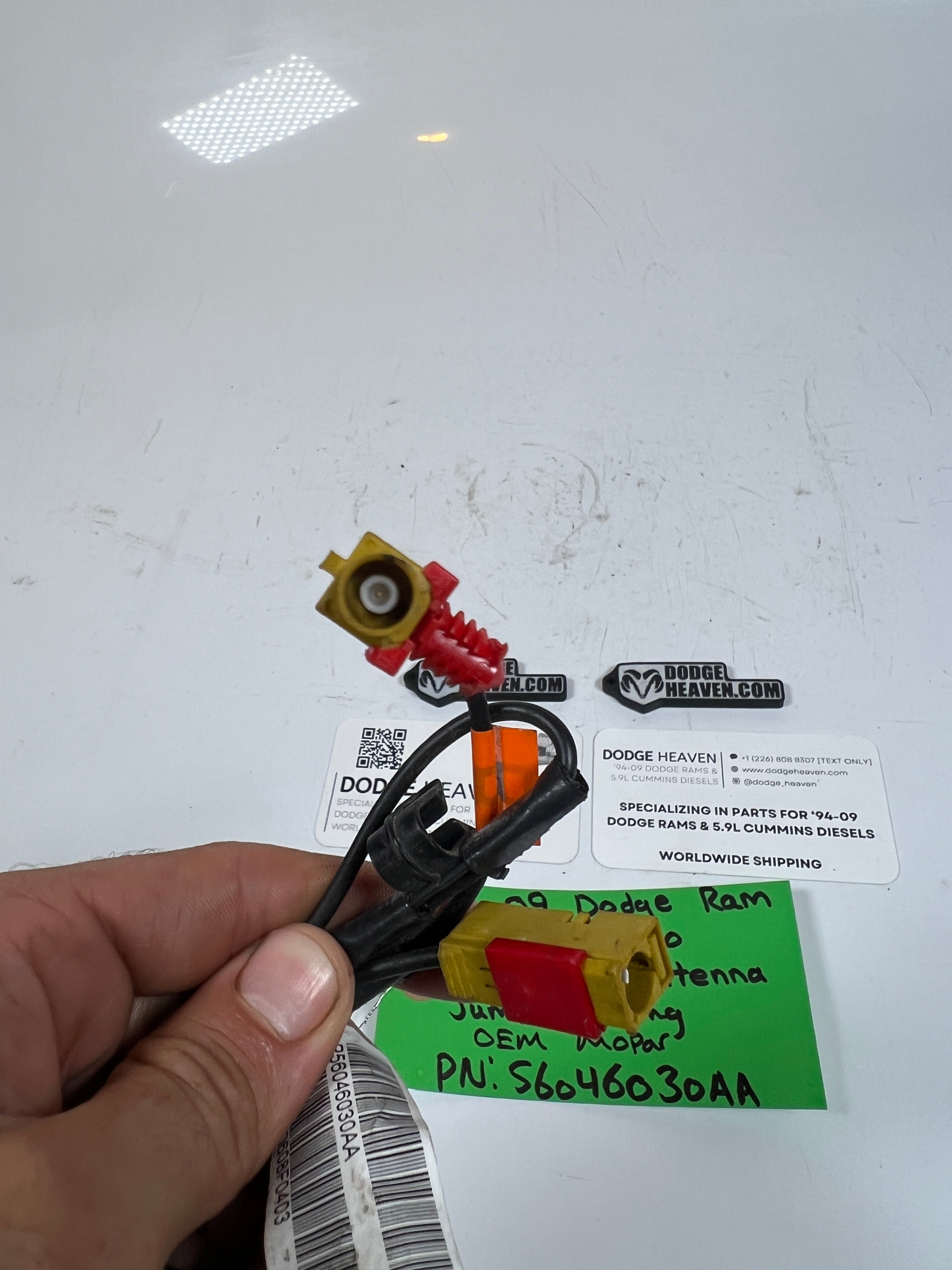 2006-2009 Dodge Ram 1500-3500 Satellite Antenna jumper Wiring