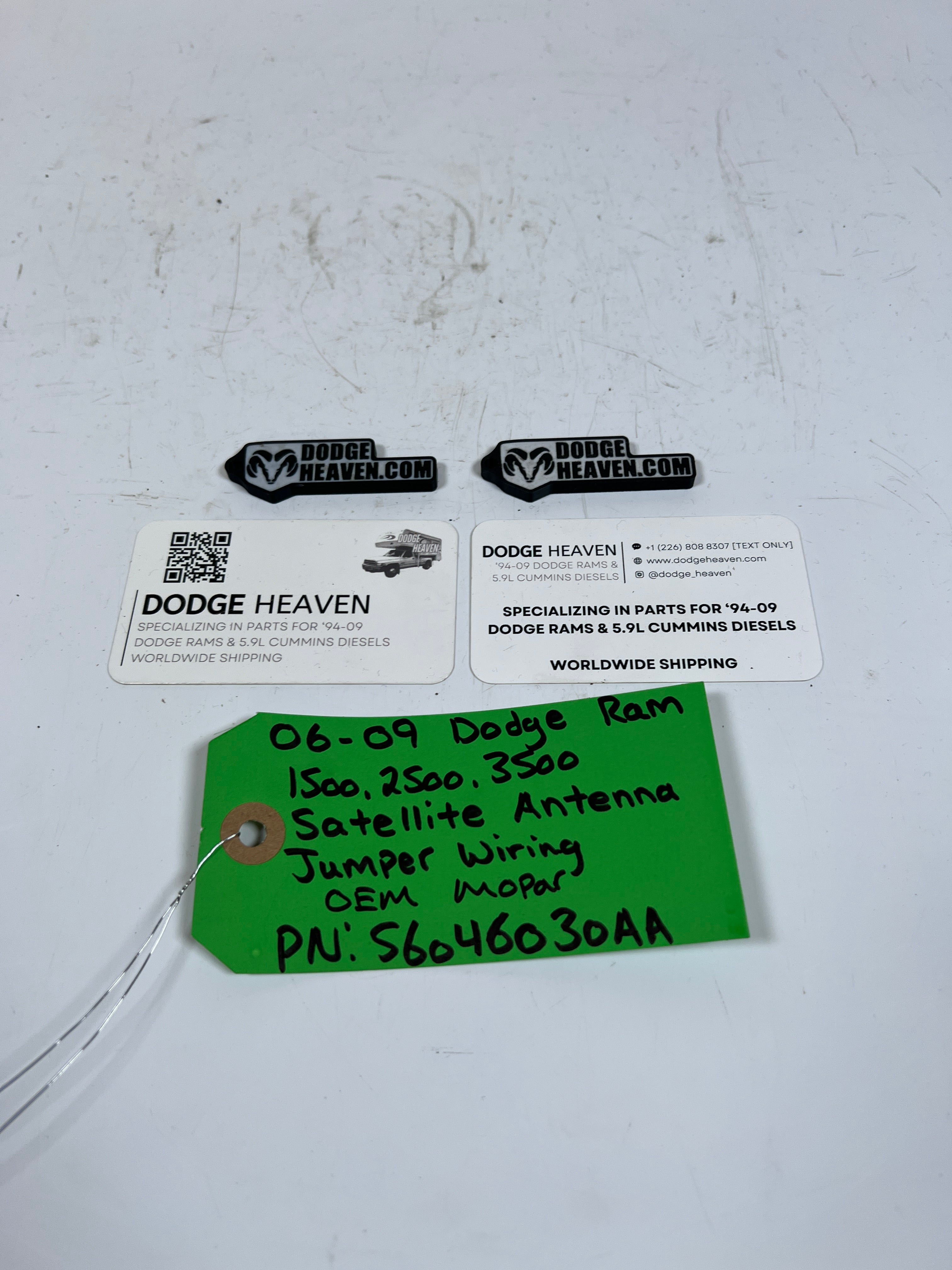 2006-2009 Dodge Ram 1500-3500 Satellite Antenna jumper Wiring