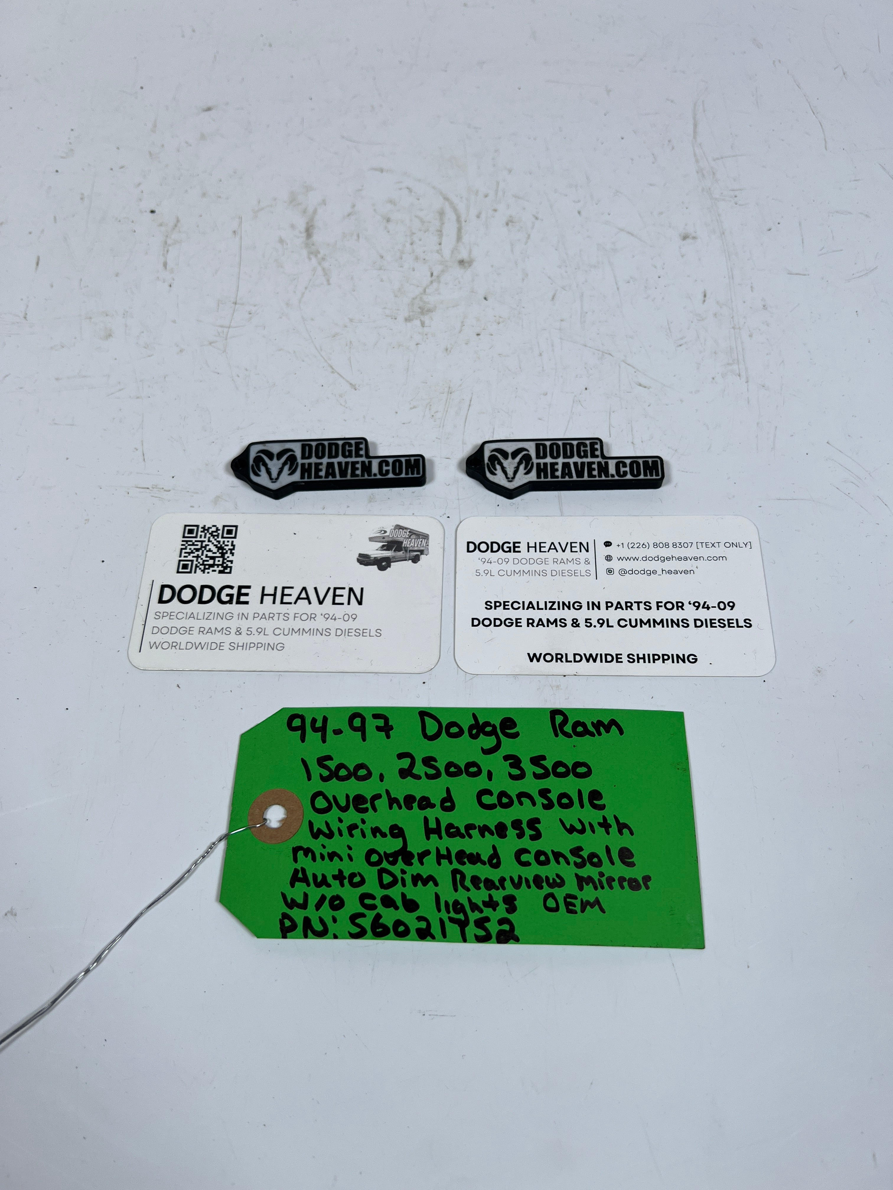 1994-1997 Dodge Ram 1500-23500 Overhead Console Wiring Harness