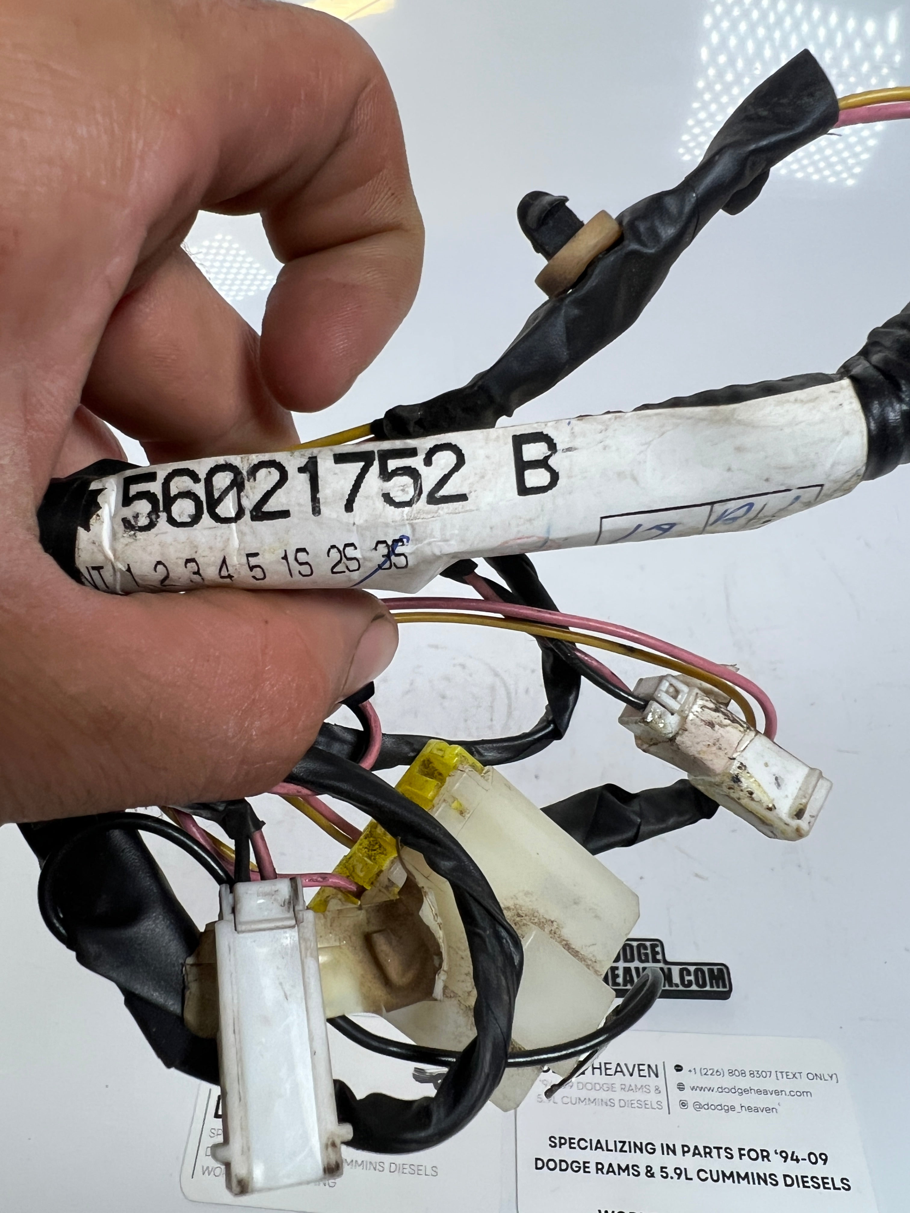 1994-1997 Dodge Ram 1500-23500 Overhead Console Wiring Harness