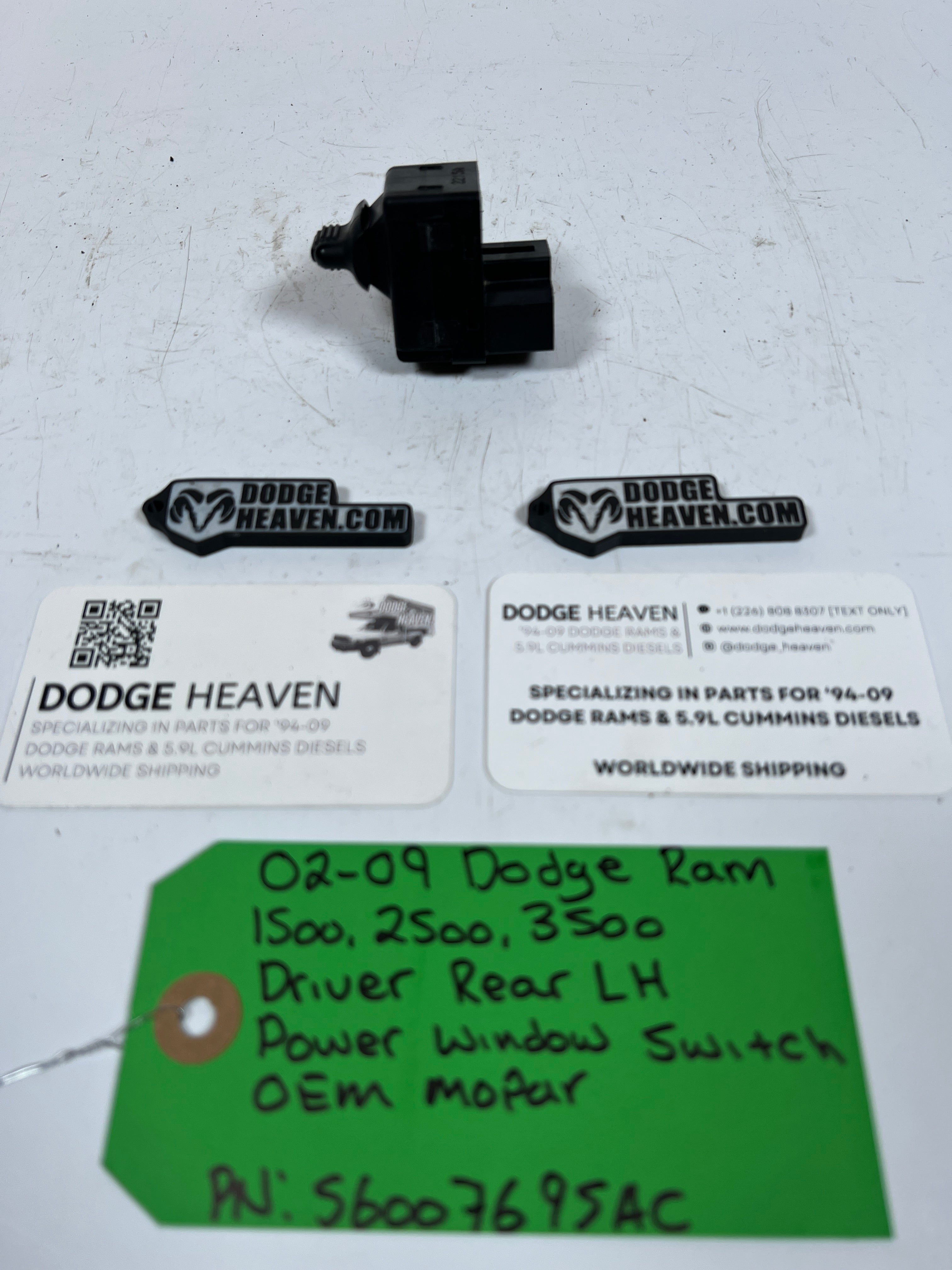 2002-2009 Dodge Ram 1500-3500 Driver Rear Power Window Switch