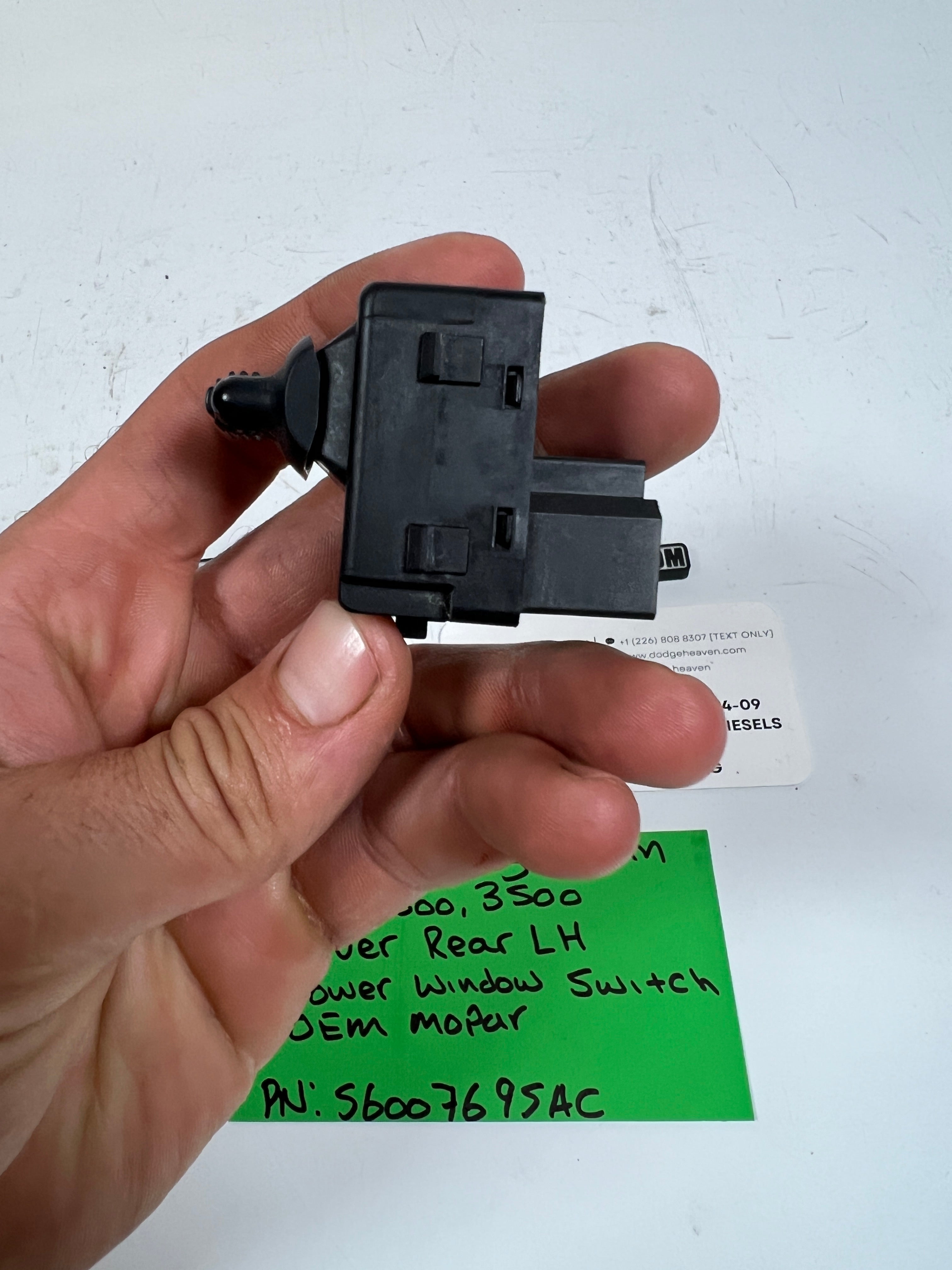2002-2009 Dodge Ram 1500-3500 Driver Rear Power Window Switch