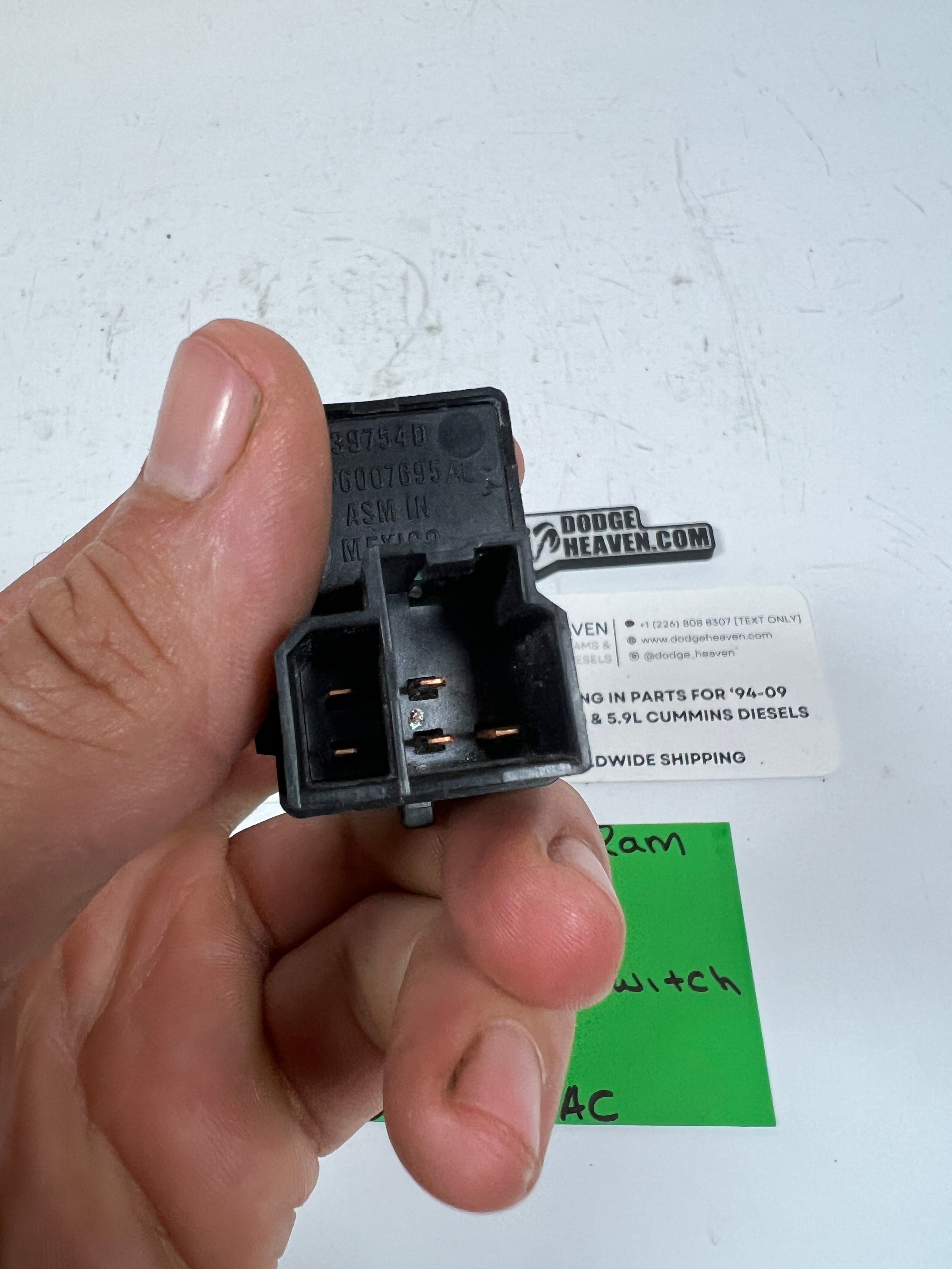 2002-2009 Dodge Ram 1500-3500 Driver Rear Power Window Switch