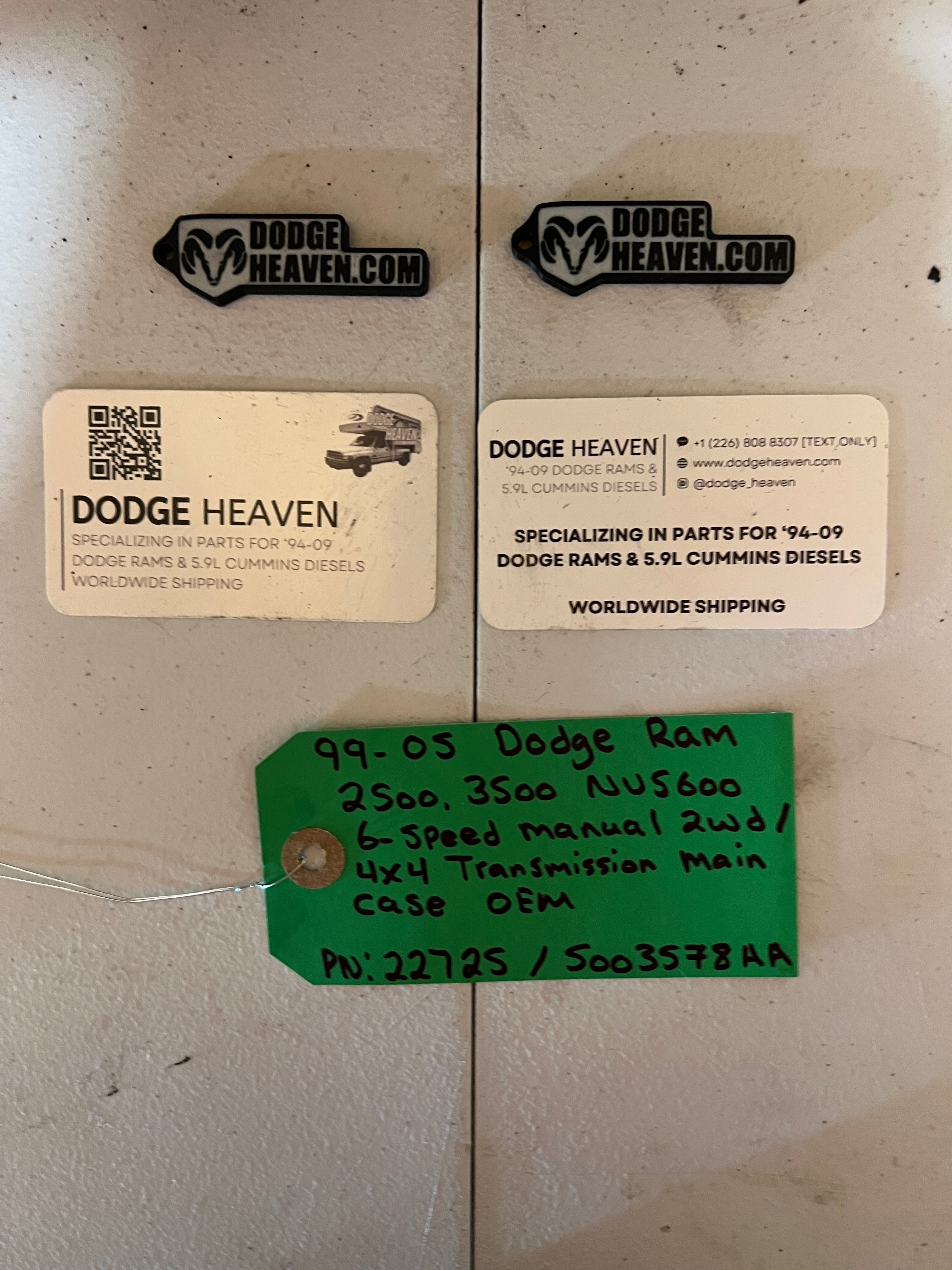 1999-2005 Dodge Ram NV5600 6-Speed Manual Transmission Main Case