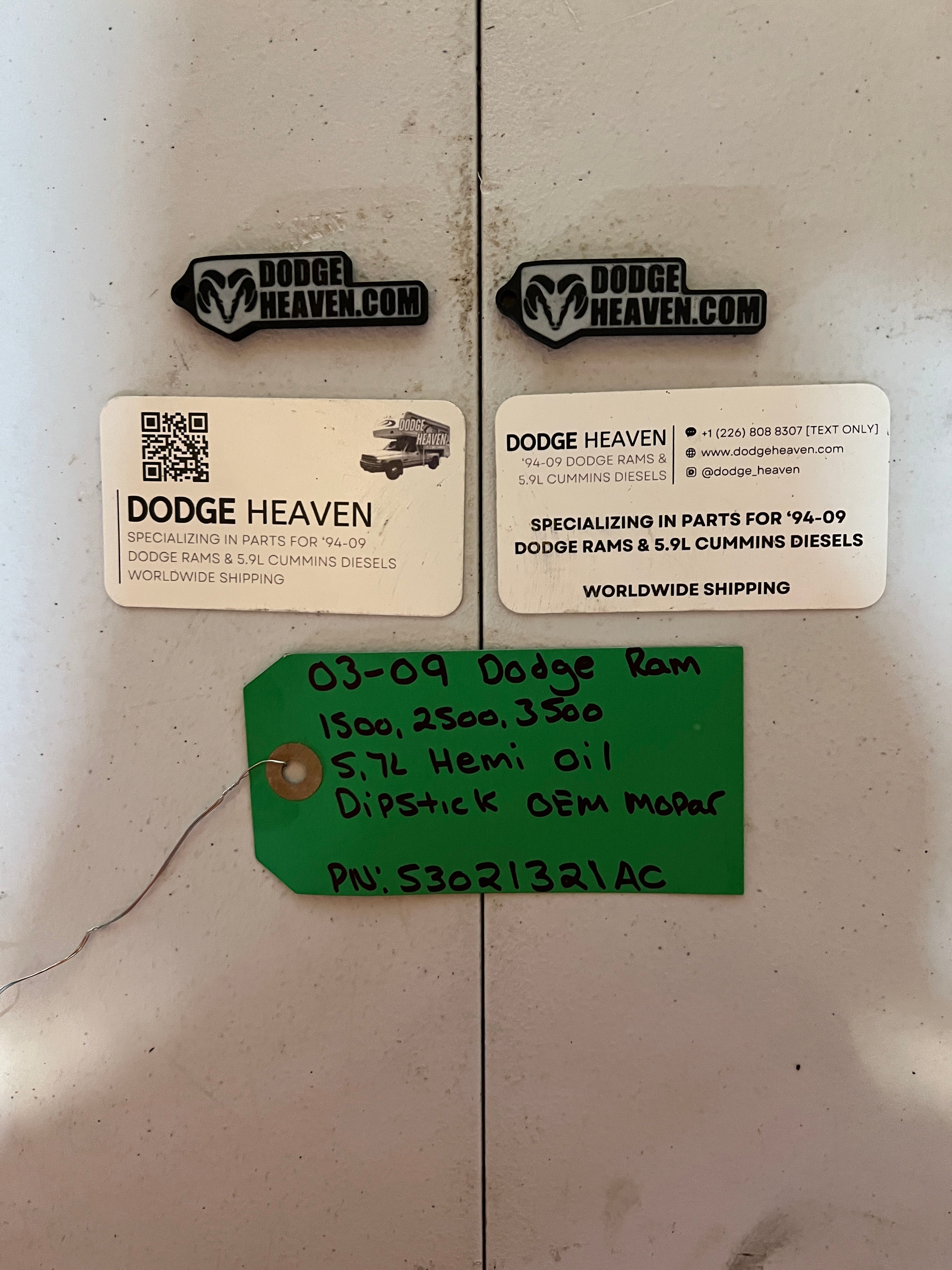 2003-2009 Dodge Ram 1500-3500 5.7L Hemi Oil Dipstick