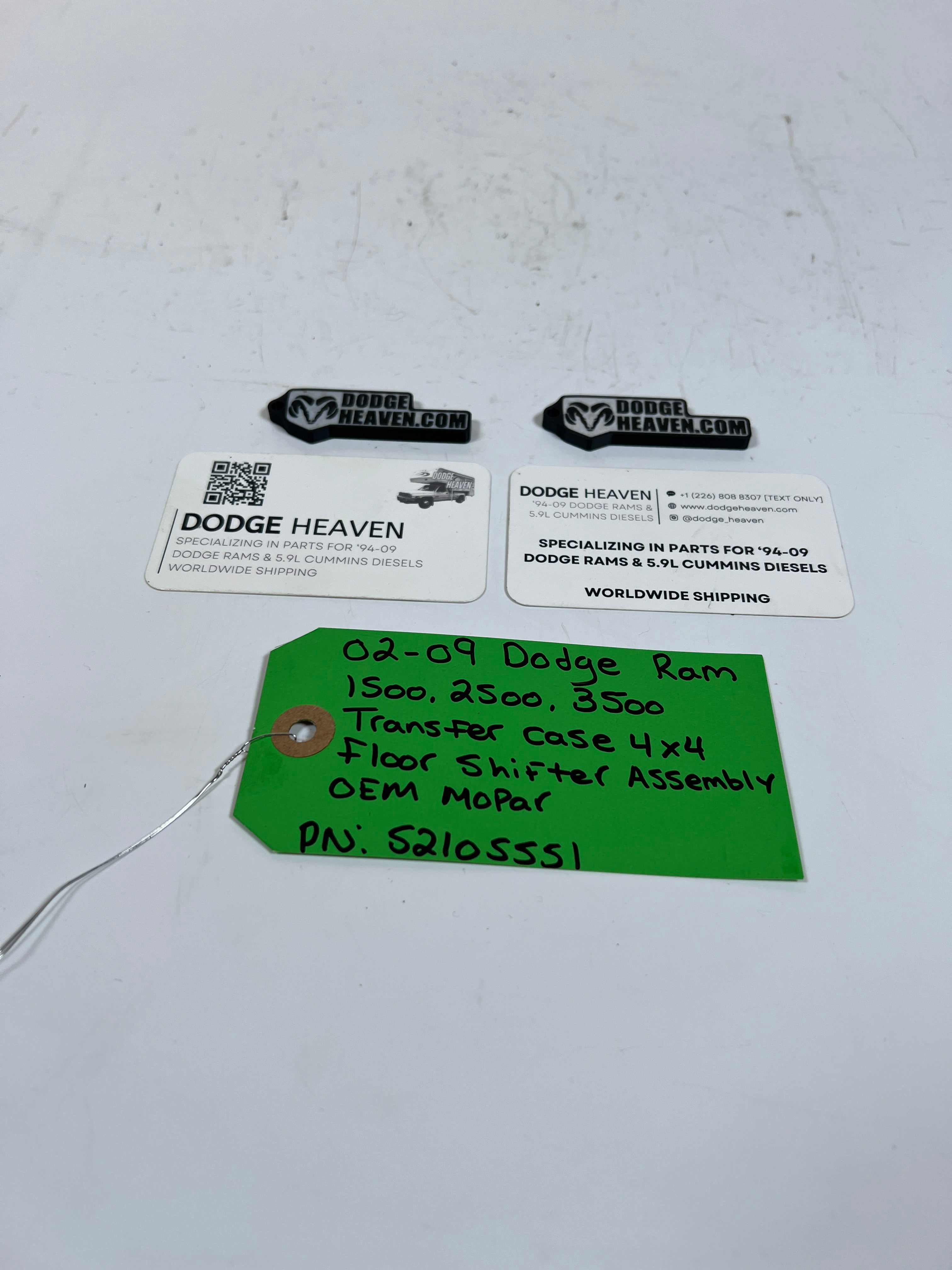 2002-2009 Dodge Ram 1500-3500 Transfer Case Floor Shifter Assembly