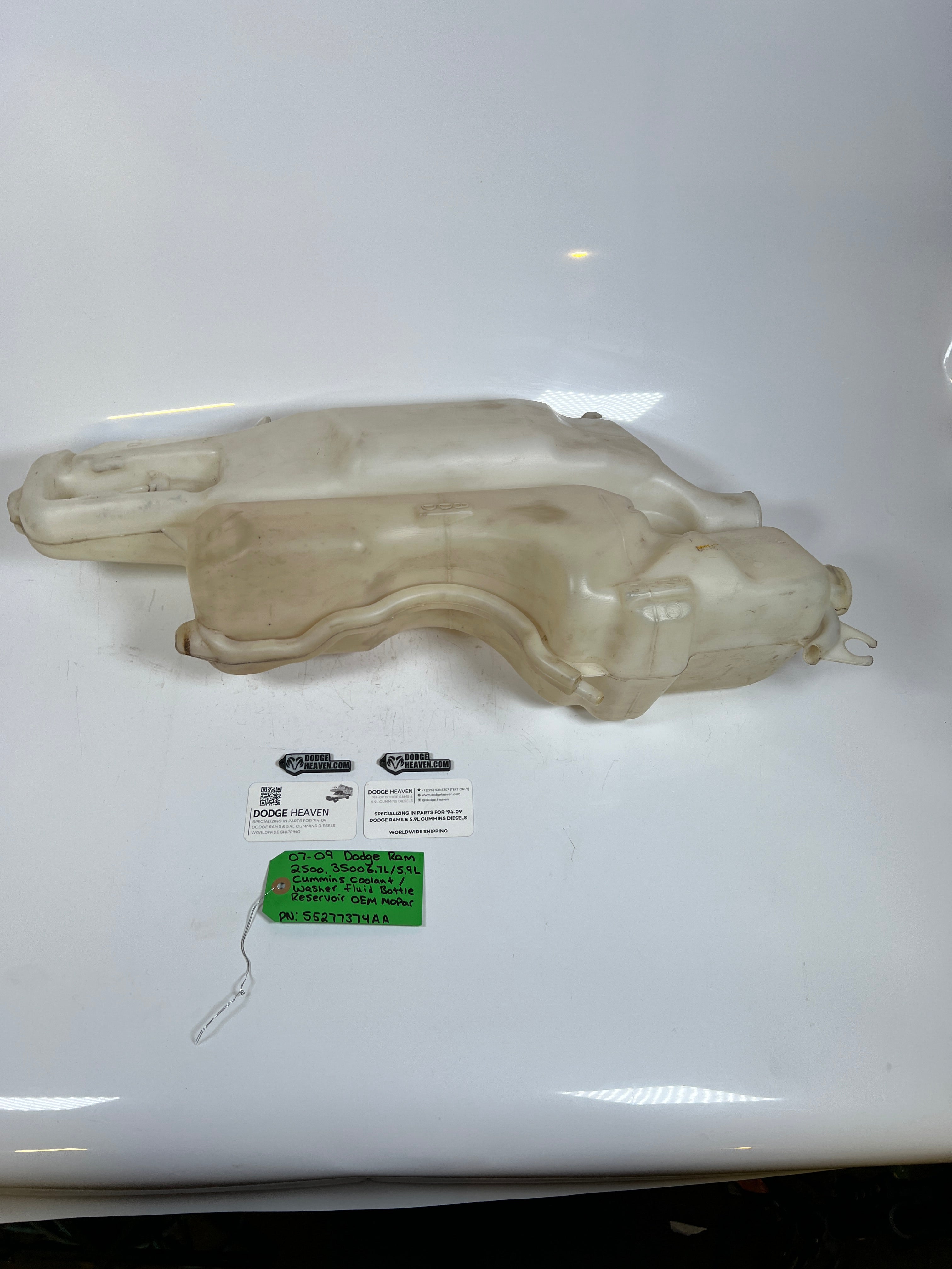2007-2009 Dodge Ram 6.7L / 5.9L Cummins Washer / Coolant Reservoir
