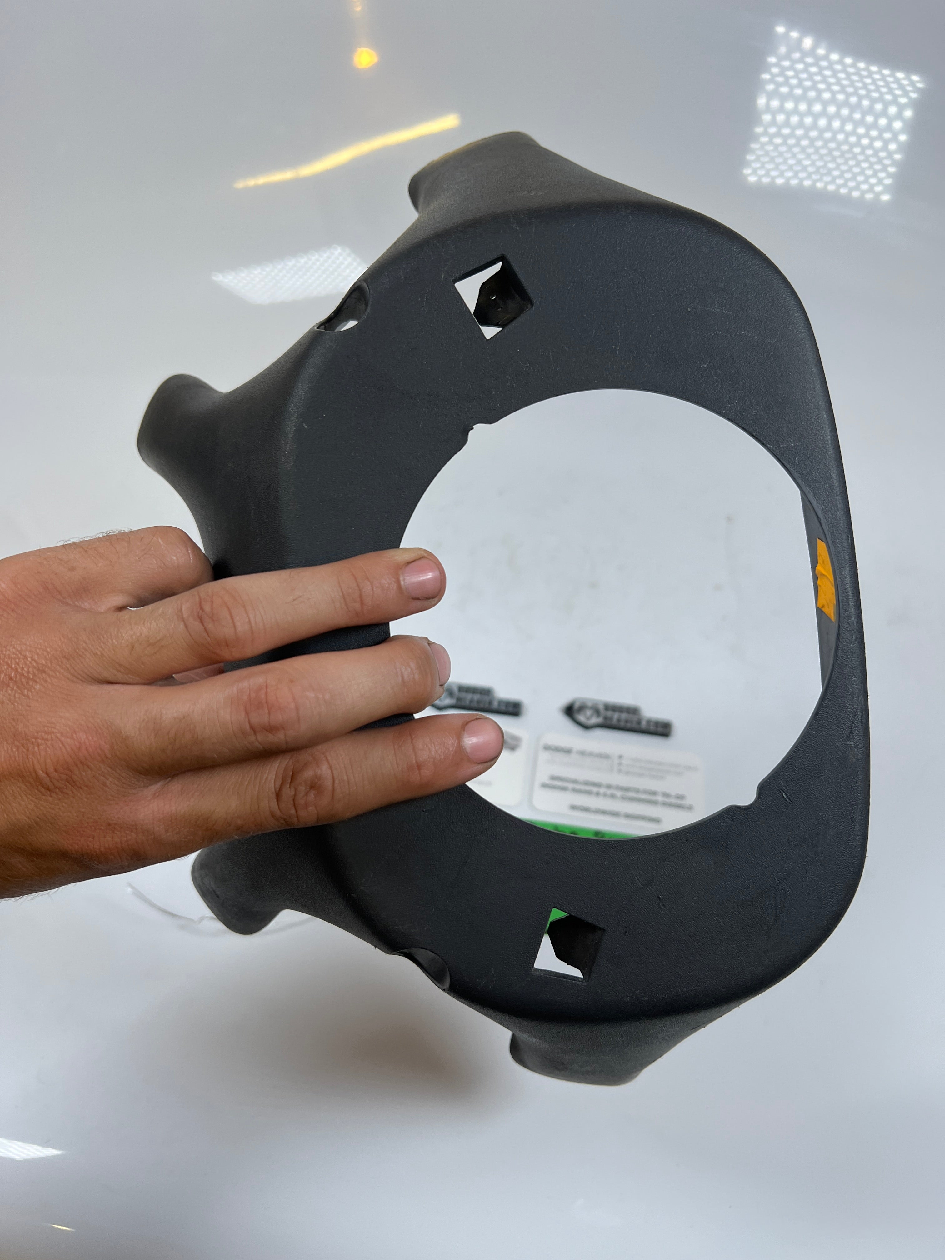 2002-2003 Dodge Ram 1500-3500 Steering Wheel back Trim Cover Dark Grey