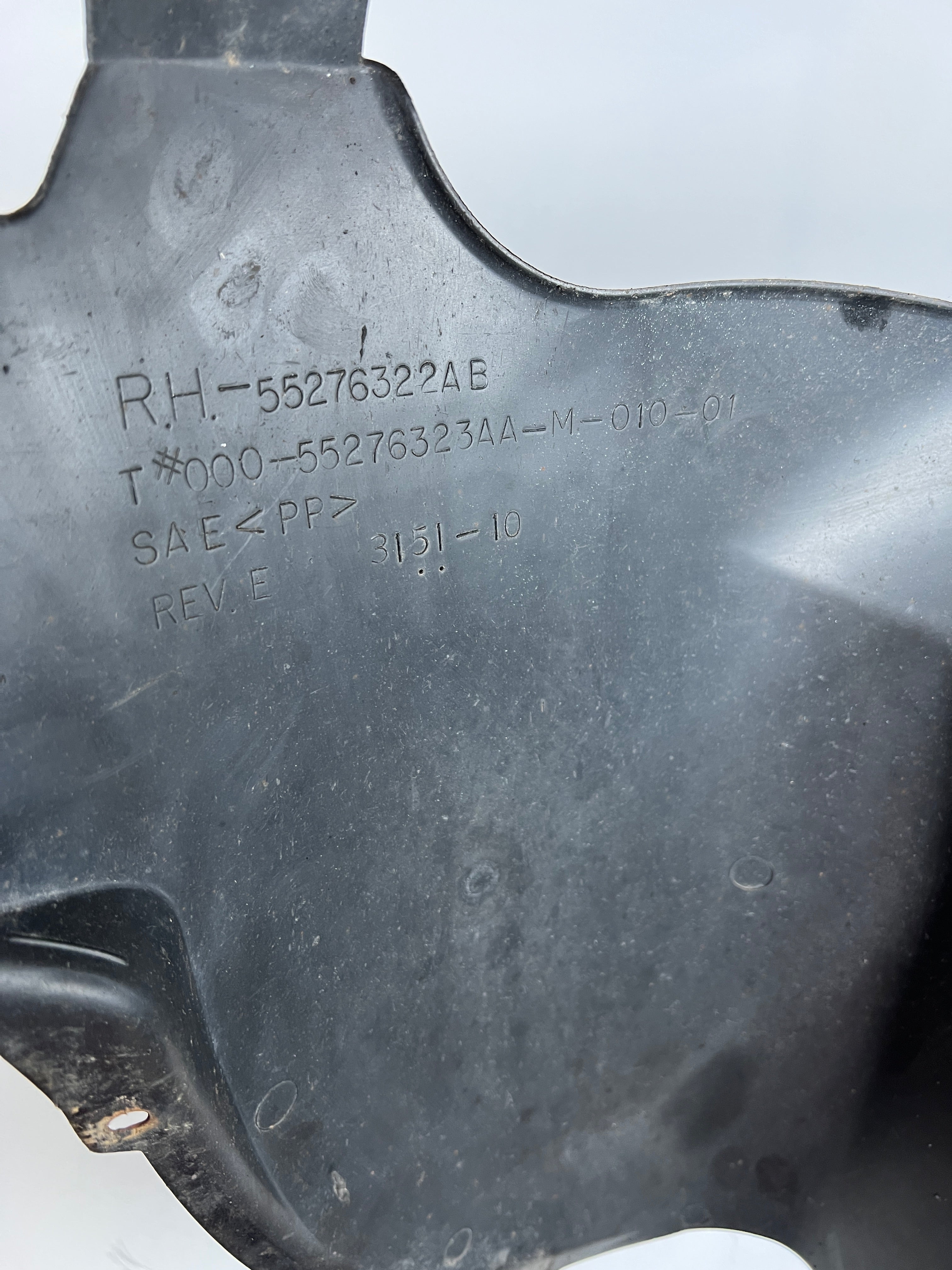 2002-2009 Dodge Ram 1500-3500 Rear Wheel Well Splash Guard Pass RH