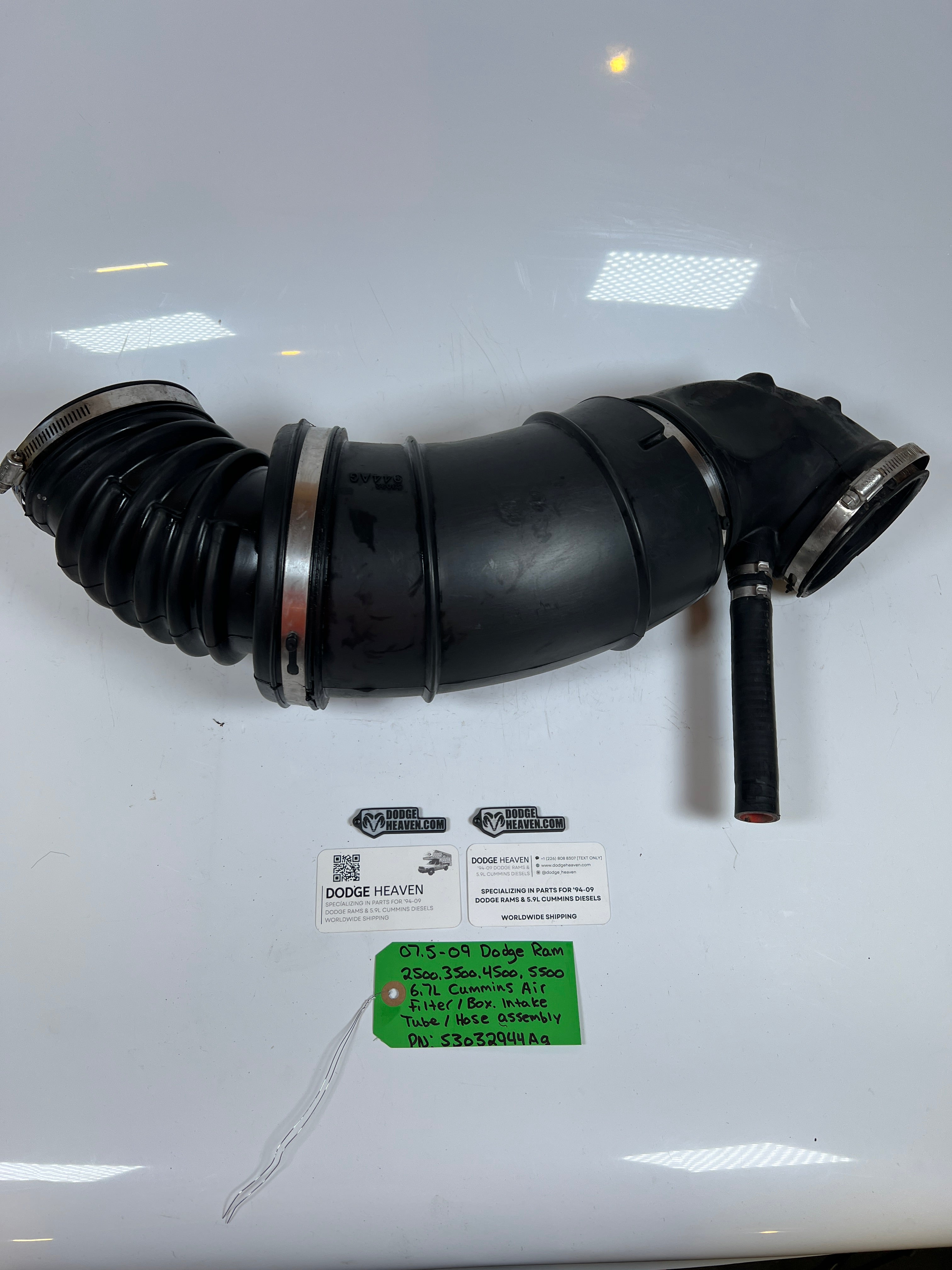 2007.5-2009 Dodge Ram 6.7L Cummins Air Filter Intake Tube Assembly