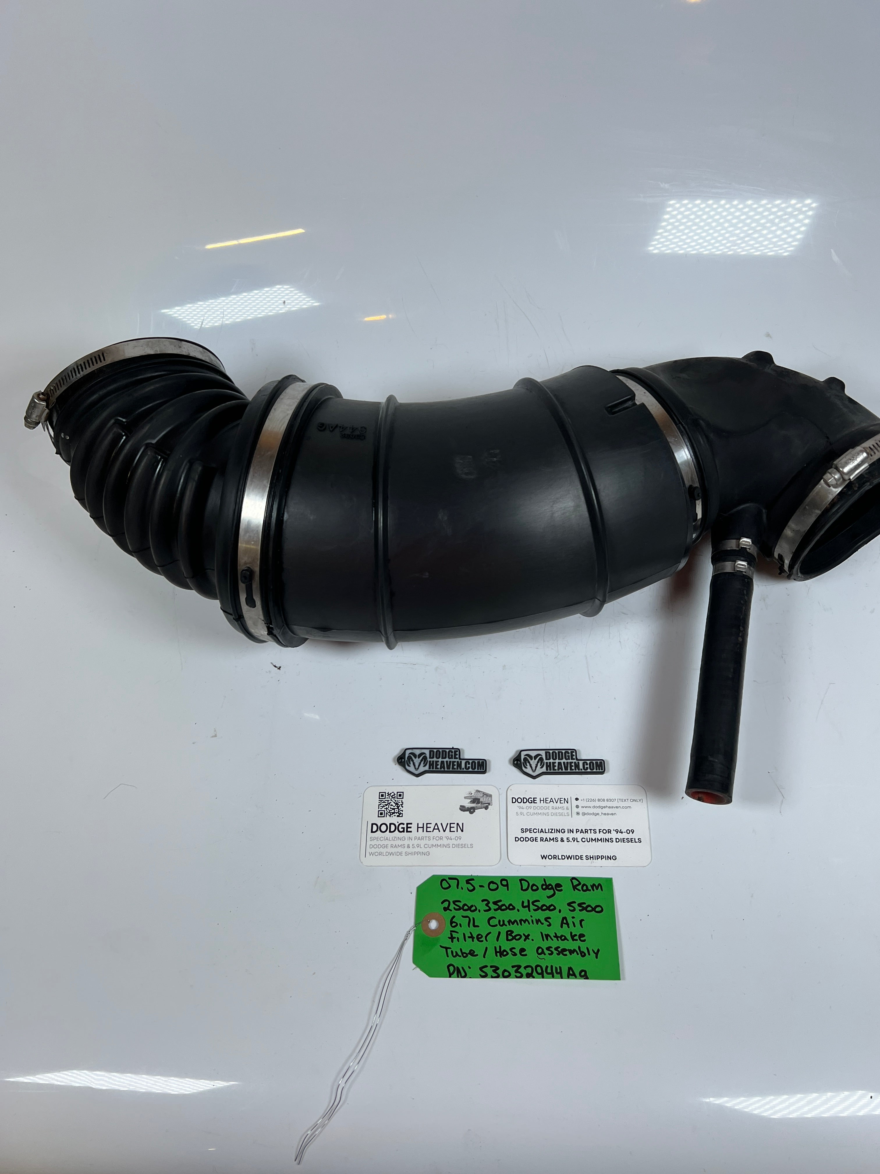 2007.5-2009 Dodge Ram 6.7L Cummins Air Filter Intake Tube Assembly