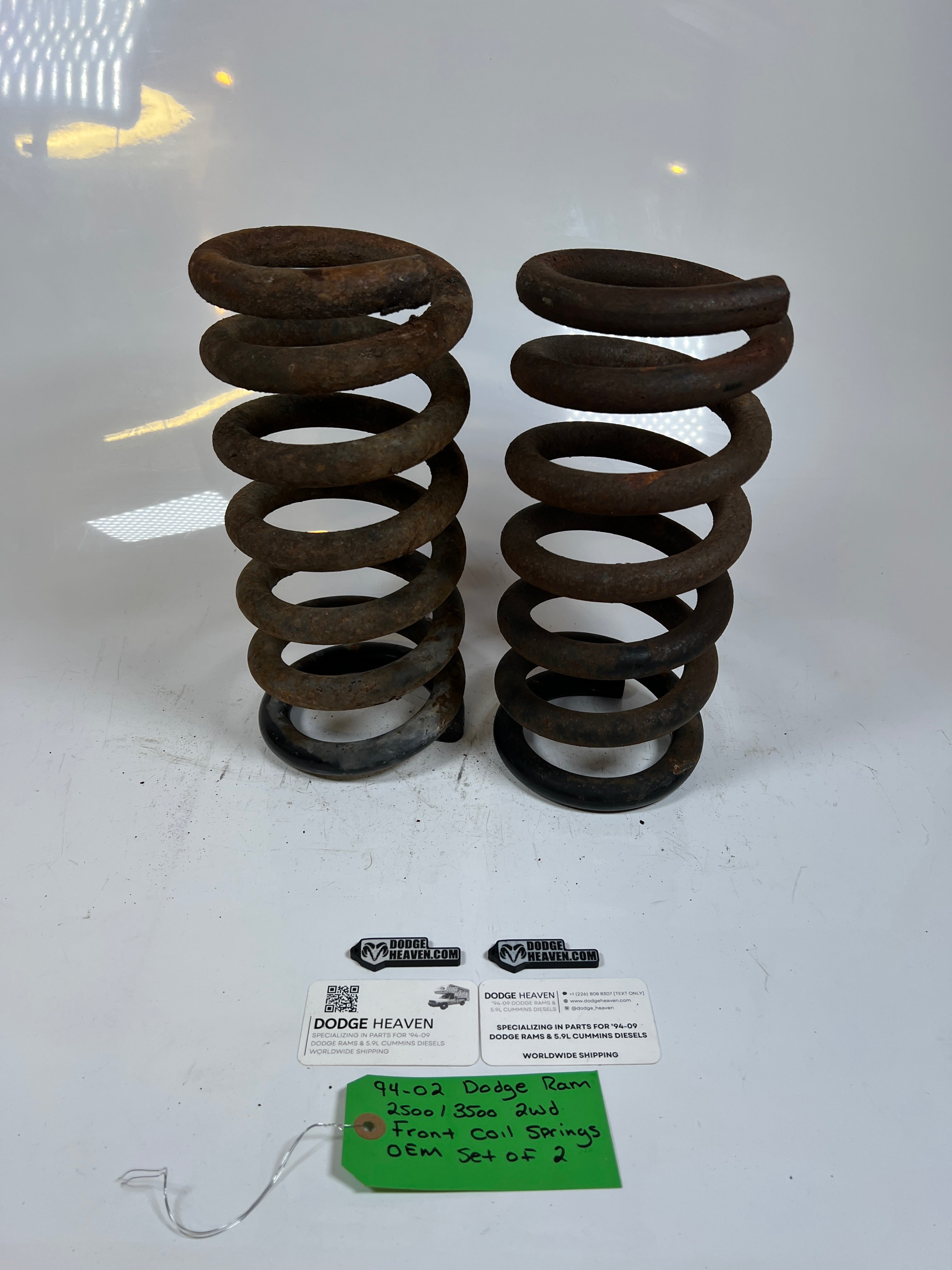 1994-2002 Dodge Ram 2500-3500 2WD Front Coil Springs