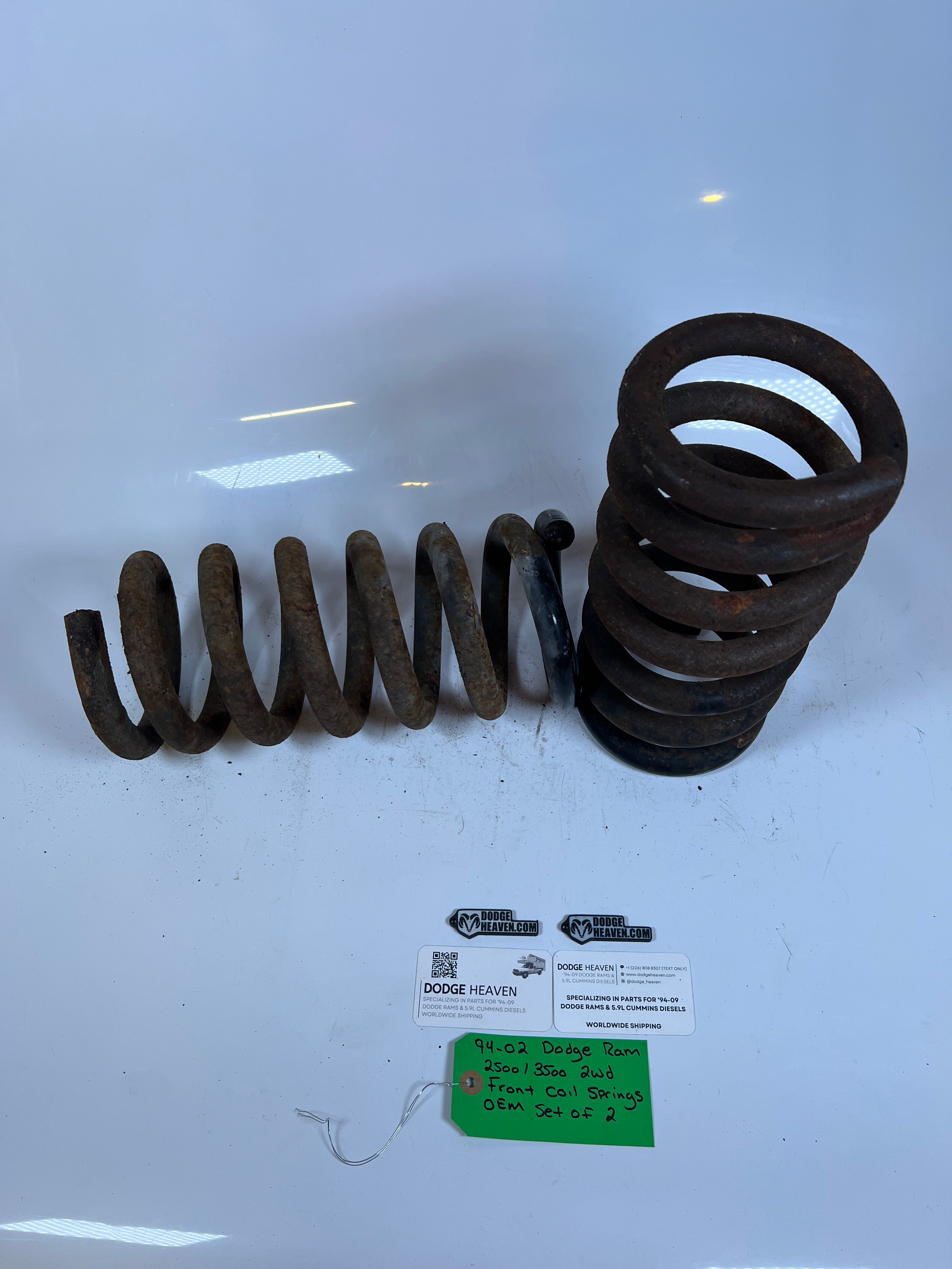 1994-2002 Dodge Ram 2500-3500 2WD Front Coil Springs