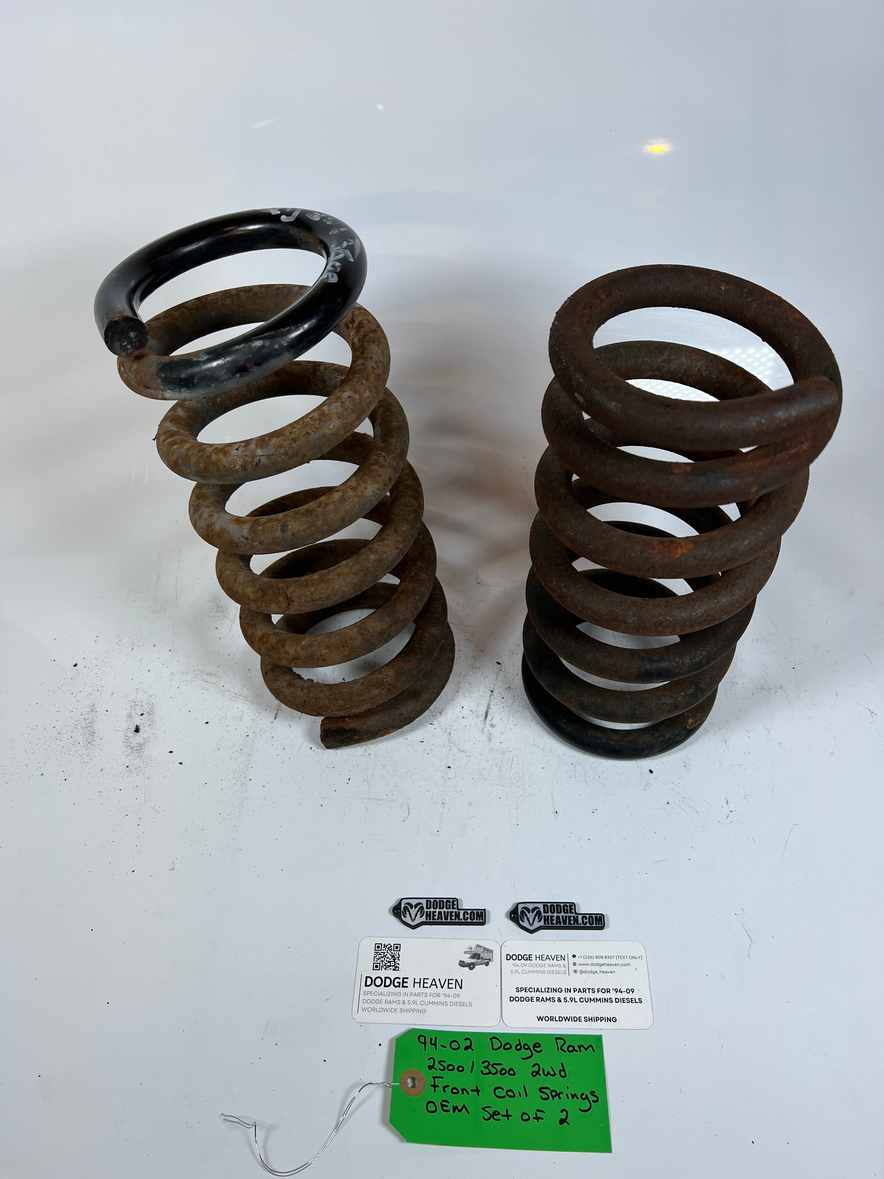 1994-2002 Dodge Ram 2500-3500 2WD Front Coil Springs