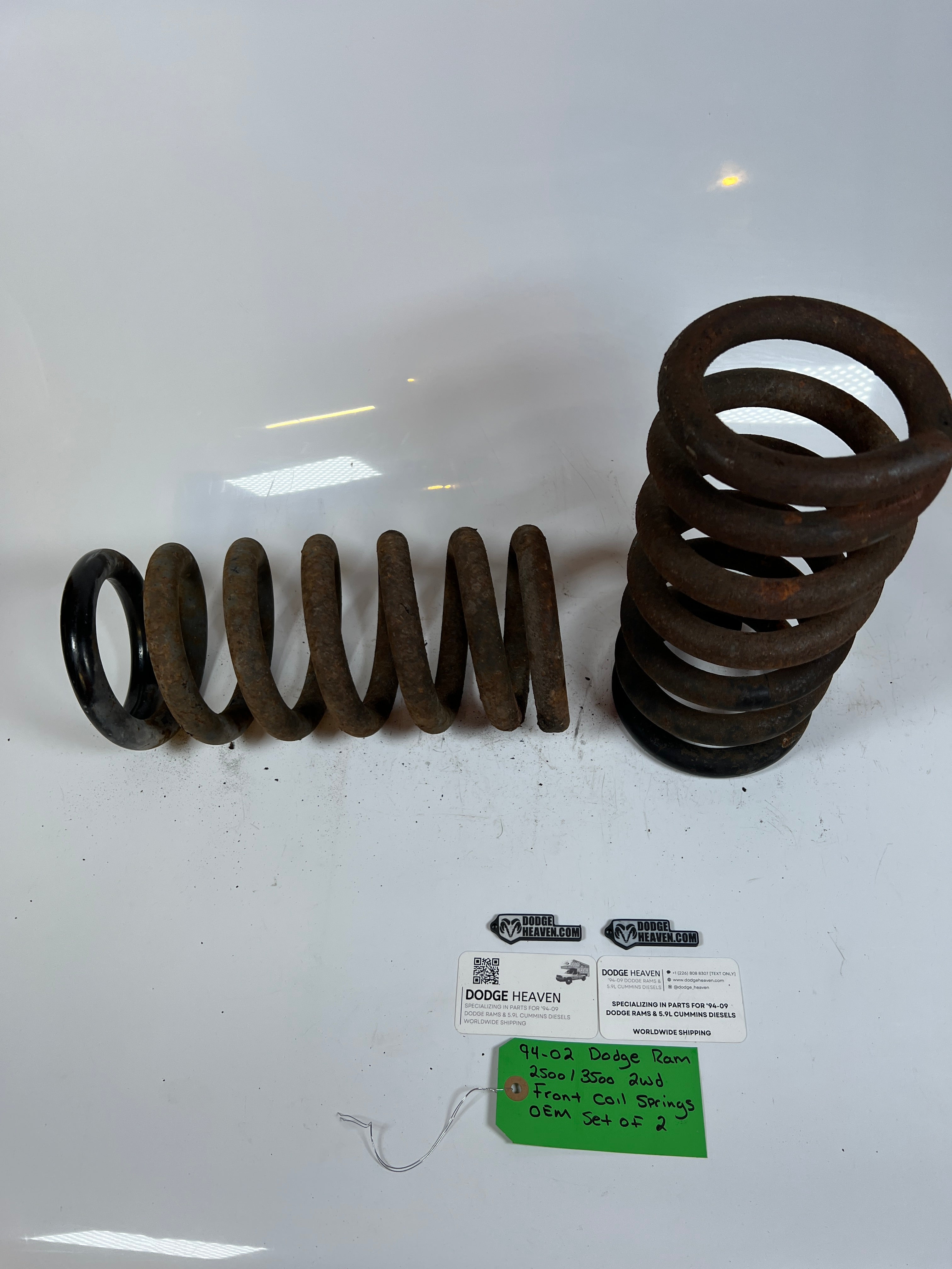 1994-2002 Dodge Ram 2500-3500 2WD Front Coil Springs