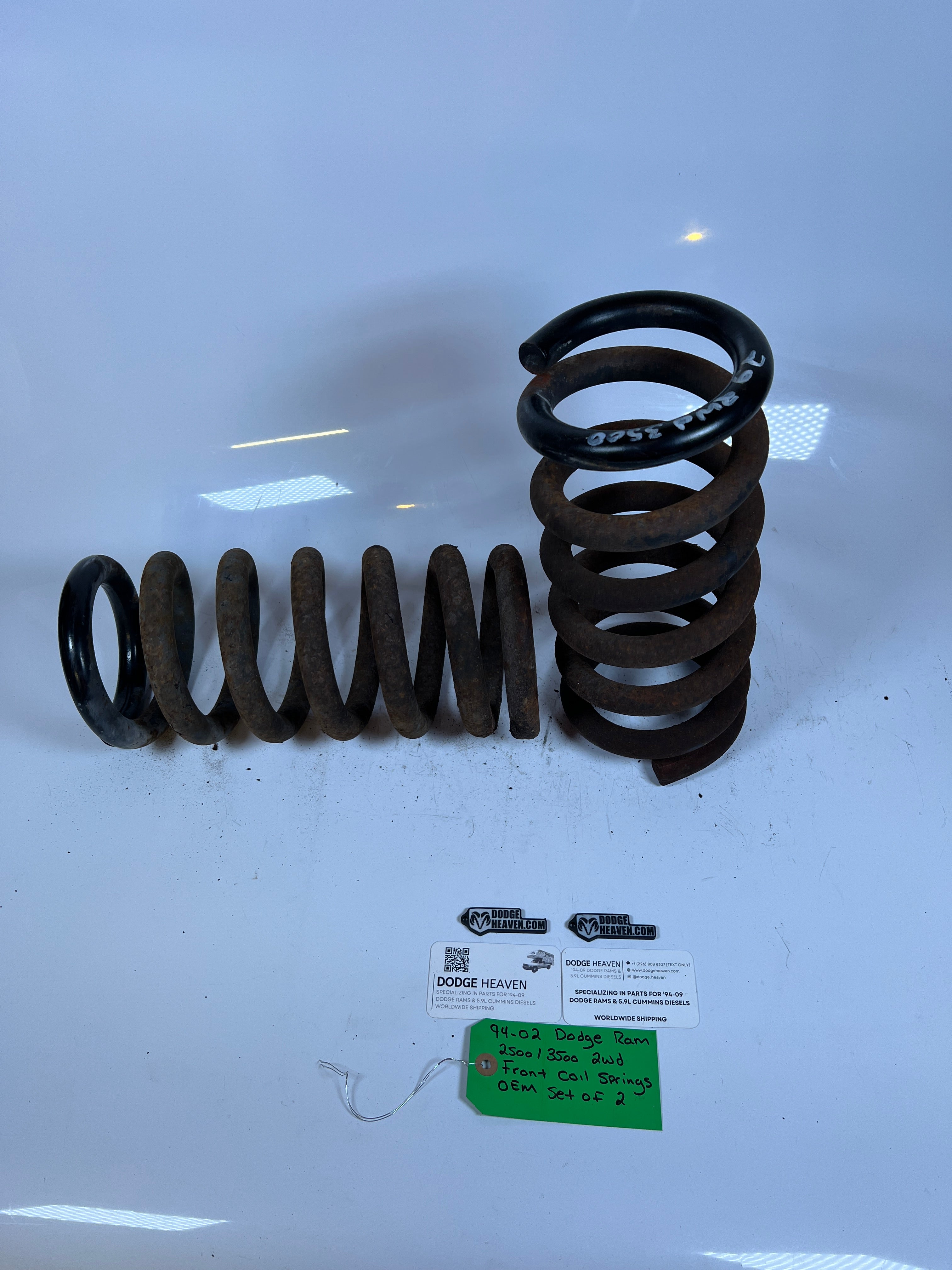 1994-2002 Dodge Ram 2500-3500 2WD Front Coil Springs