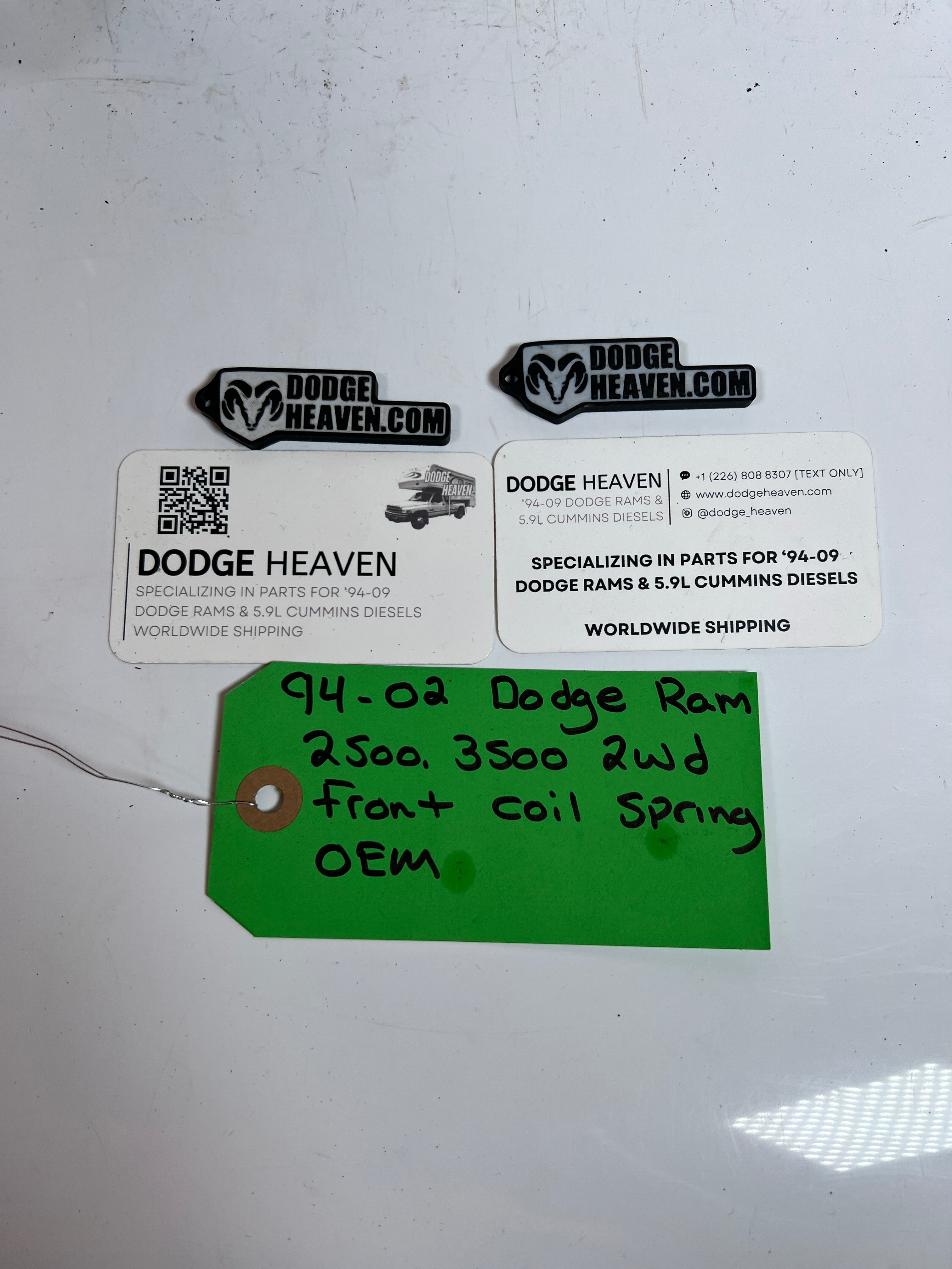 1994-2002 Dodge Ram 2500-3500 2WD Front Coil Spring