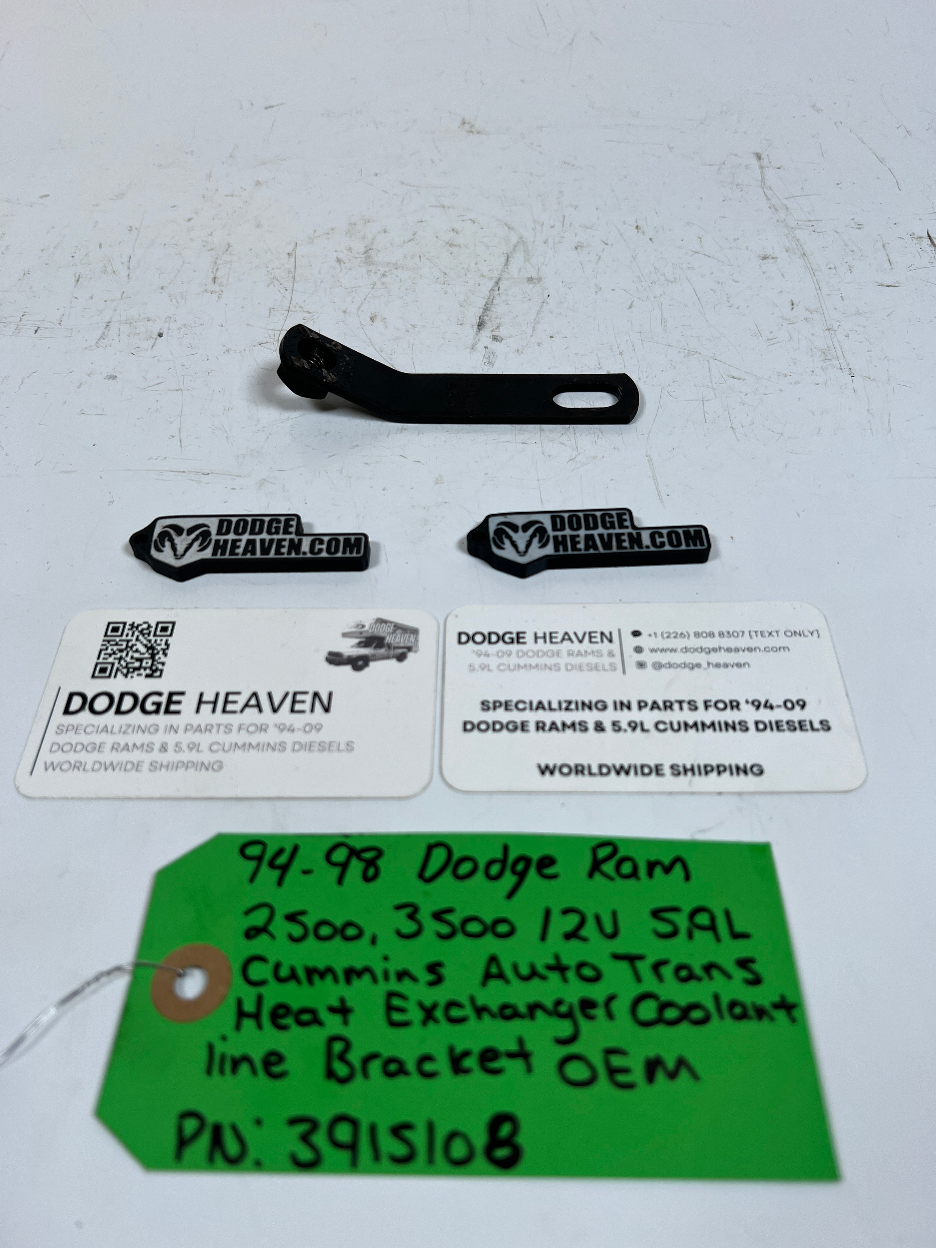 1994-1998 Dodge Ram 12V 5.9L Cummins Heat Exchanger Coolant Line Bracket
